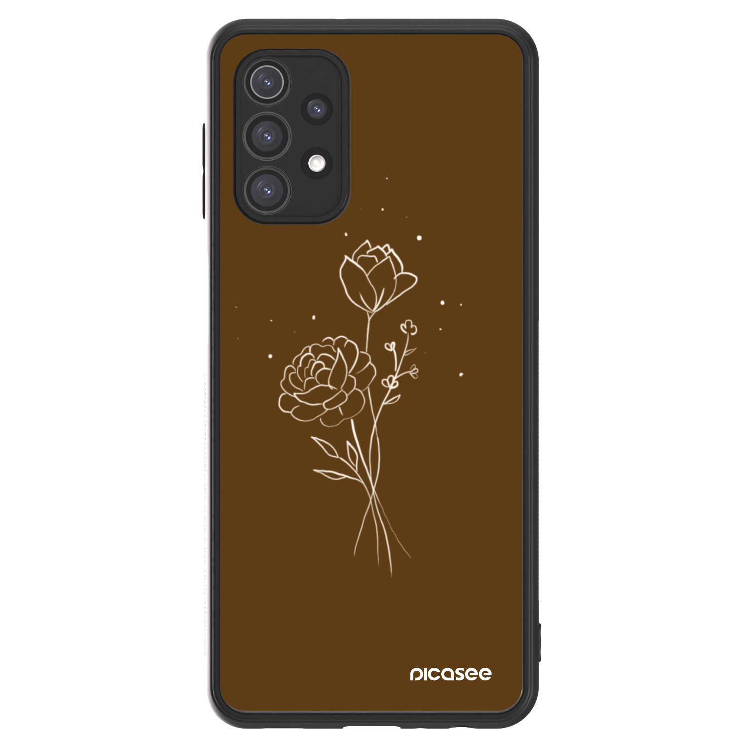 Picasee ULTIMATE CASE για Samsung Galaxy A32 5G A326B - Brown flowers
