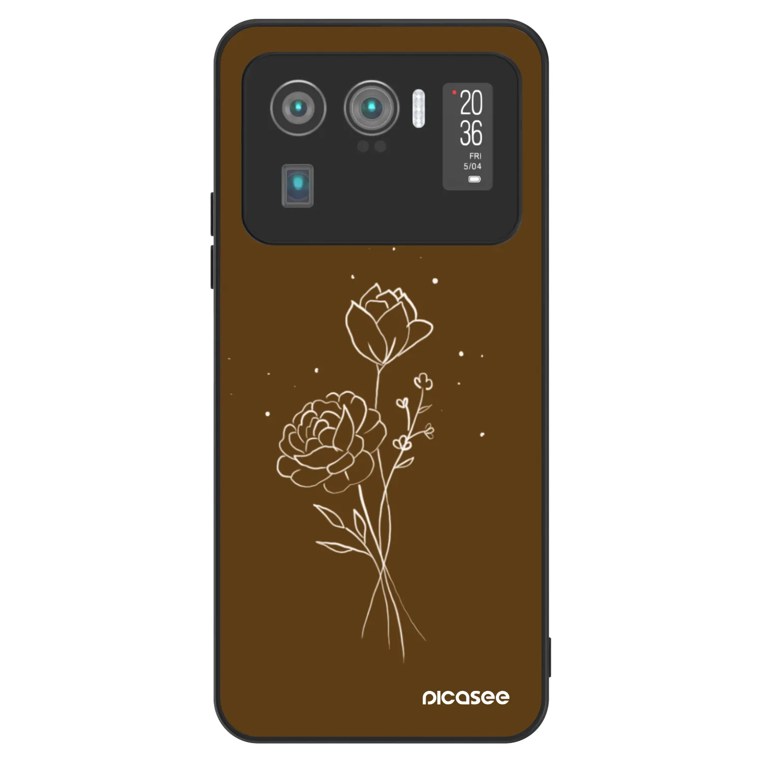 Picasee ULTIMATE CASE για Xiaomi Mi 11 Ultra - Brown flowers