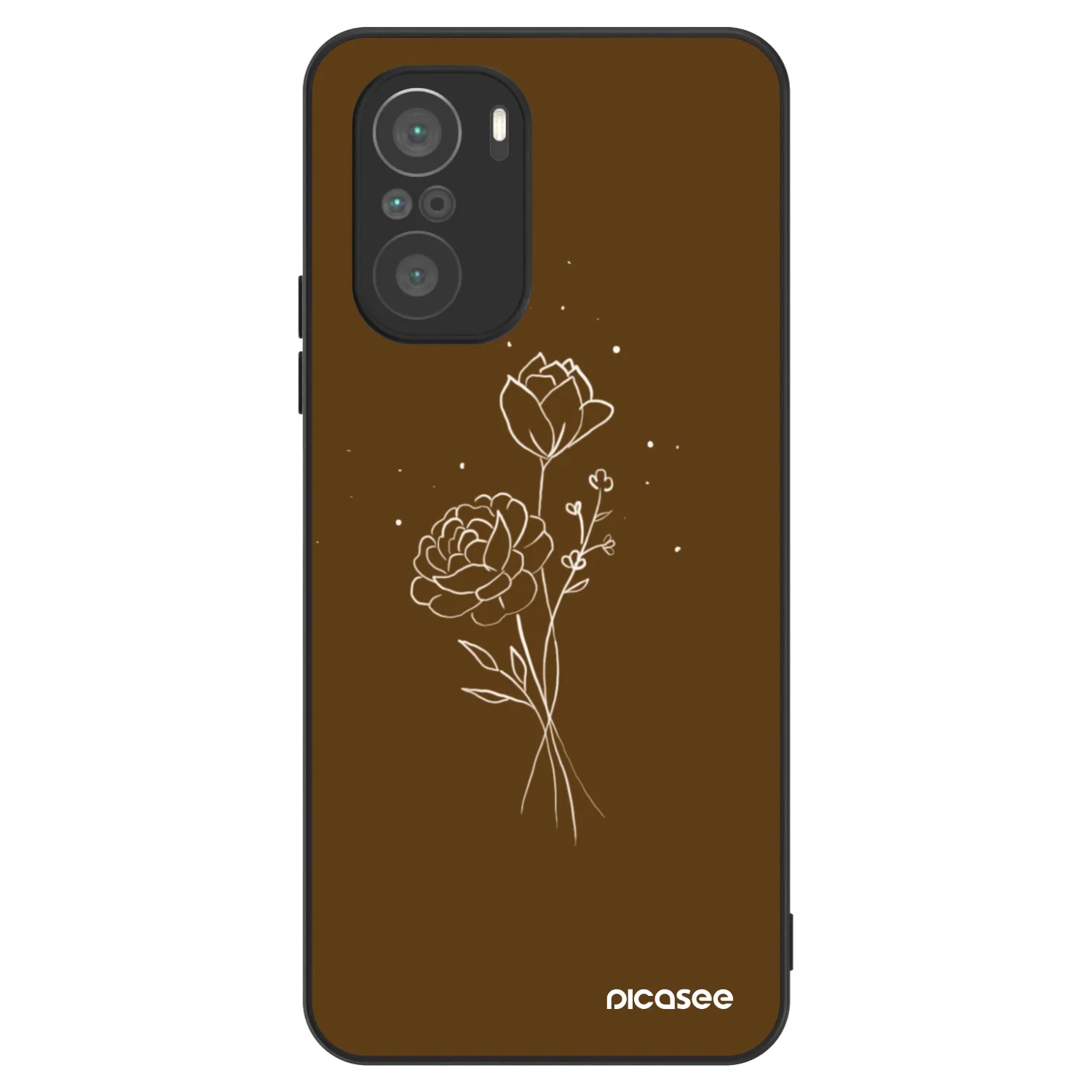Picasee ULTIMATE CASE για Xiaomi Poco F3 - Brown flowers