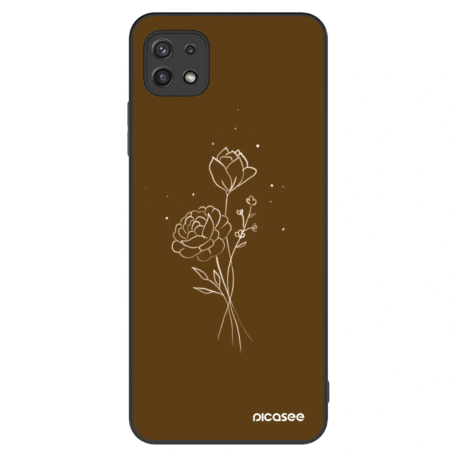 Picasee ULTIMATE CASE για Samsung Galaxy A22 A226B 5G - Brown flowers