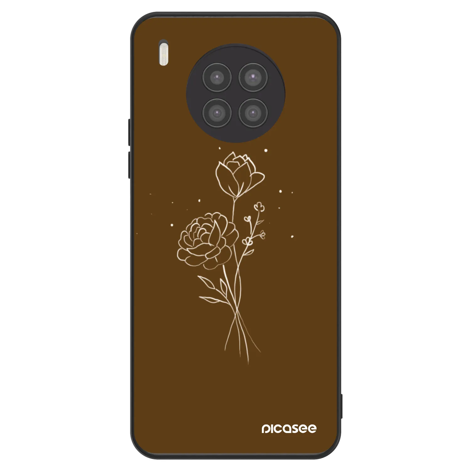 Picasee ULTIMATE CASE για Huawei Nova 8i - Brown flowers