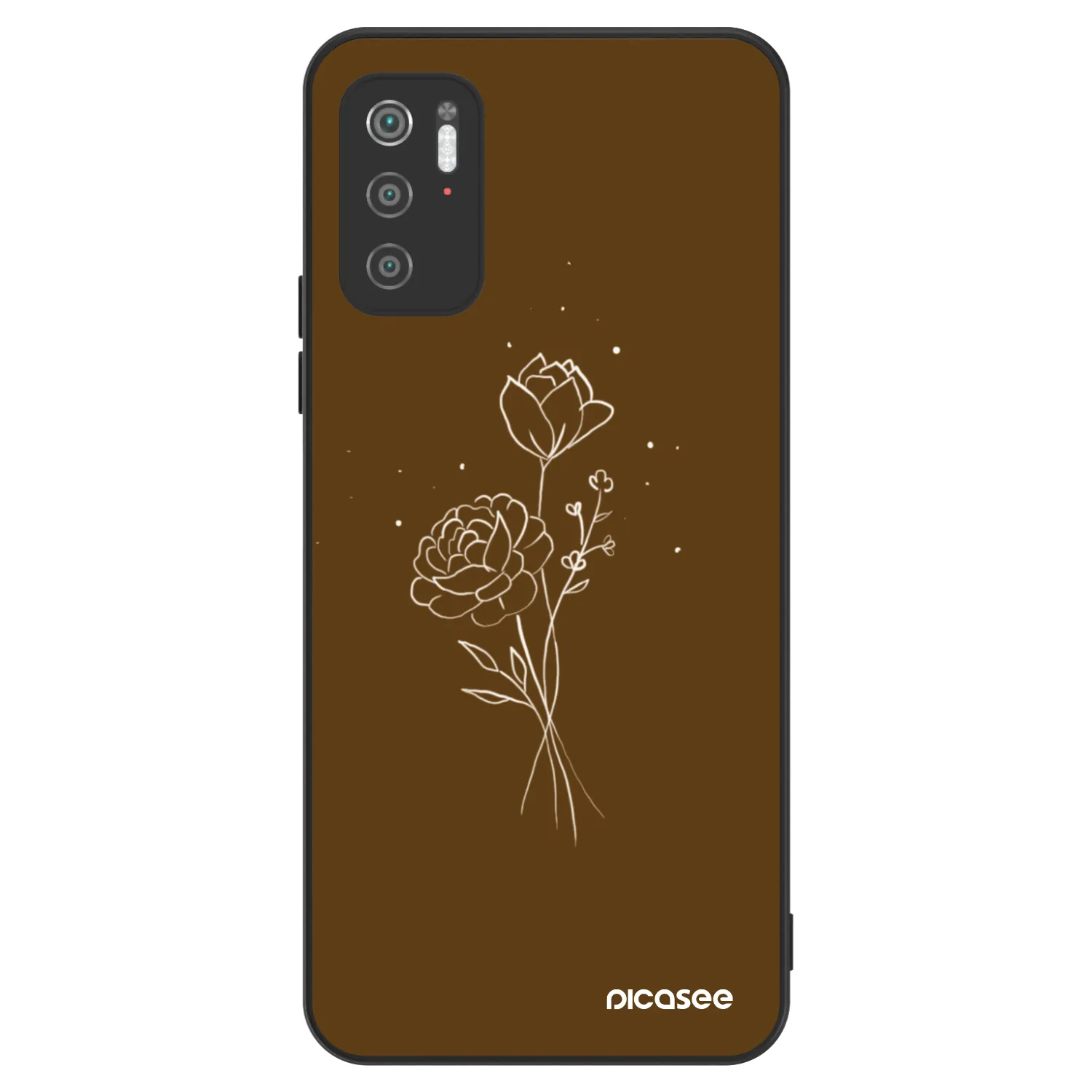 Picasee ULTIMATE CASE για Xiaomi Poco M3 Pro 5G - Brown flowers