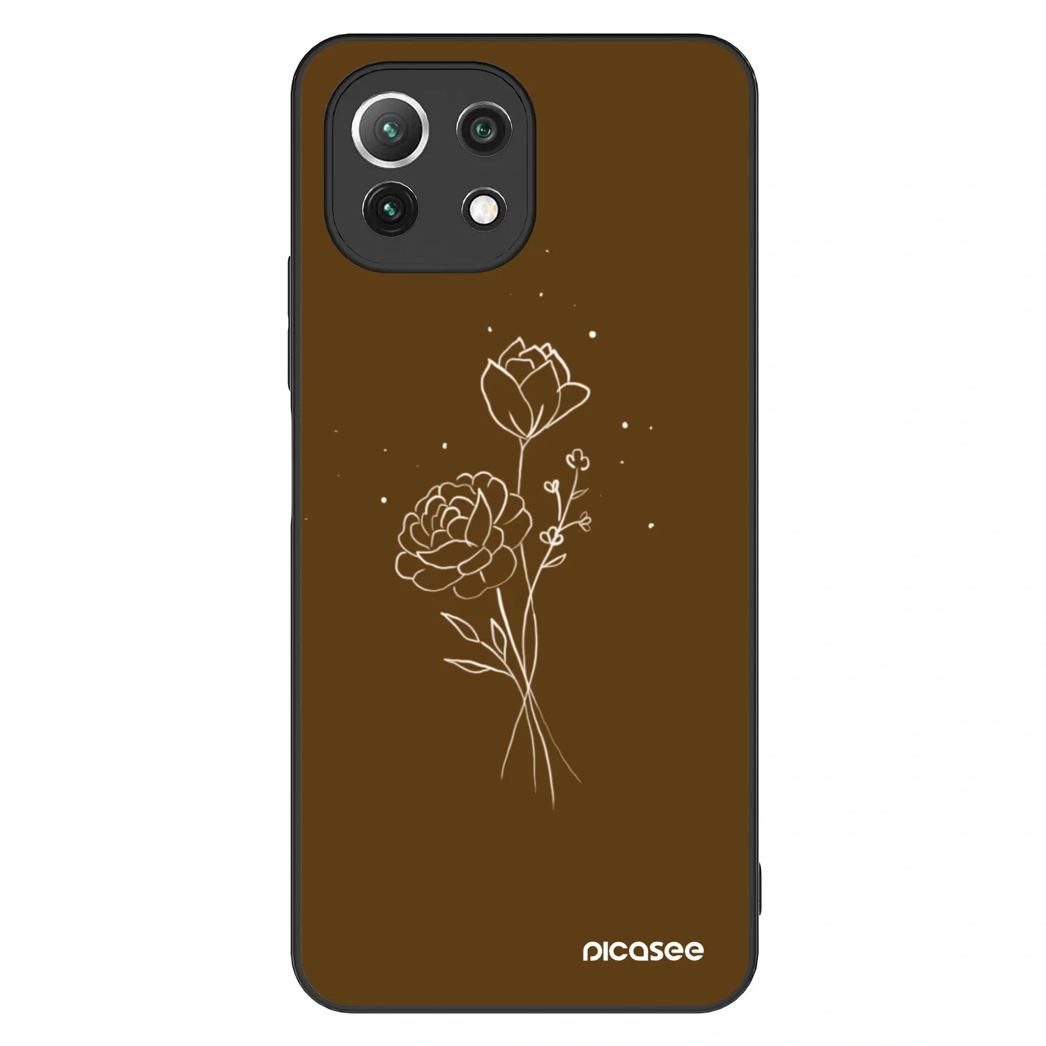 Picasee ULTIMATE CASE για Xiaomi 11 Lite 5G NE - Brown flowers
