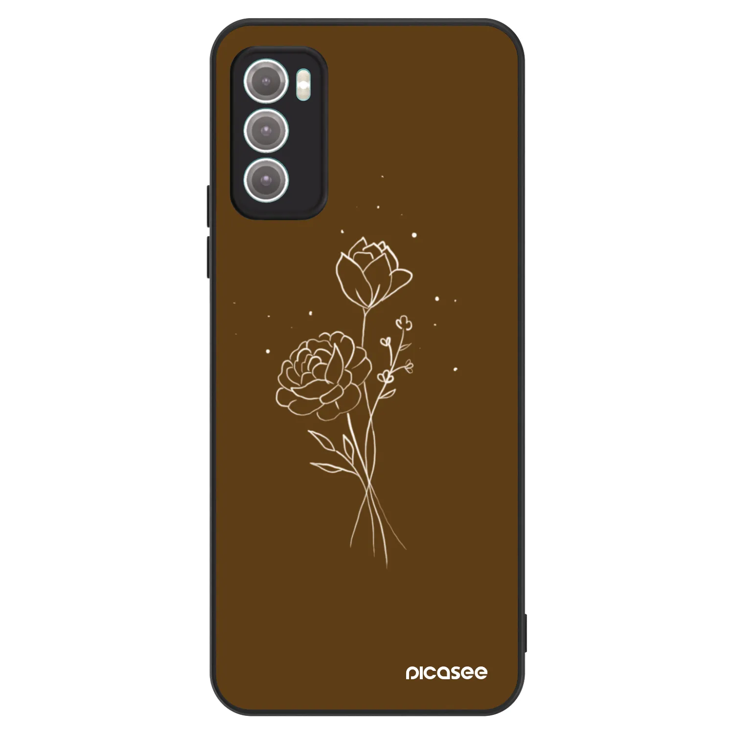 Picasee ULTIMATE CASE για Motorola Moto G60 - Brown flowers