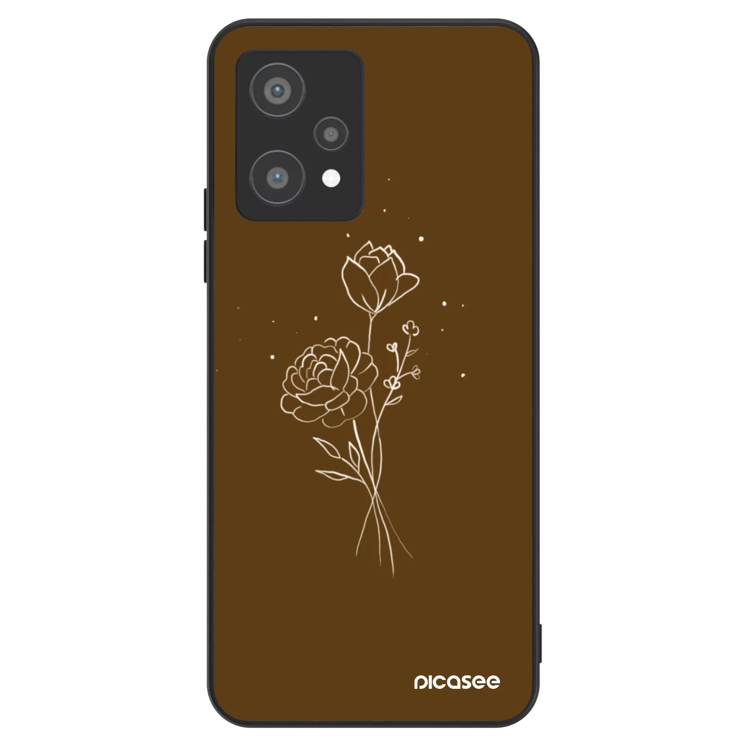 Picasee ULTIMATE CASE για Realme 9 Pro 5G - Brown flowers