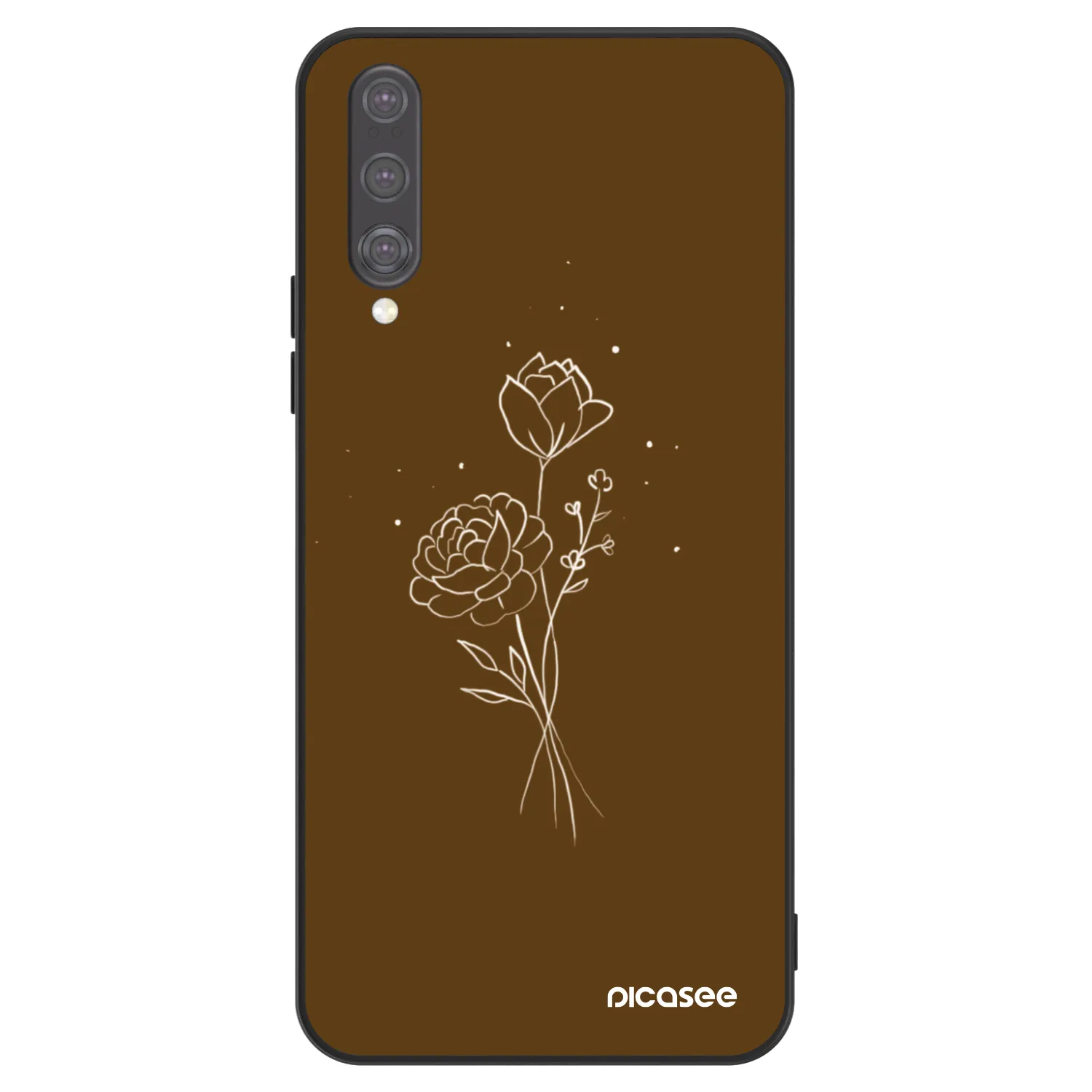 Picasee ULTIMATE CASE για Huawei P20 Pro - Brown flowers