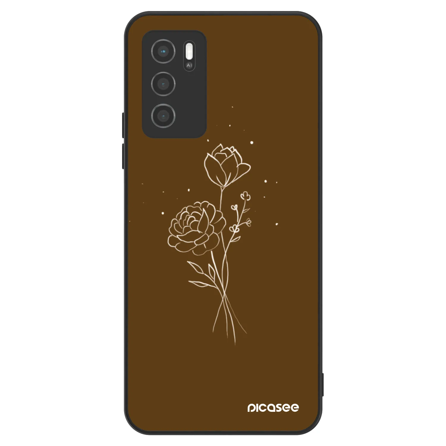 Picasee ULTIMATE CASE για OPPO A16 - Brown flowers