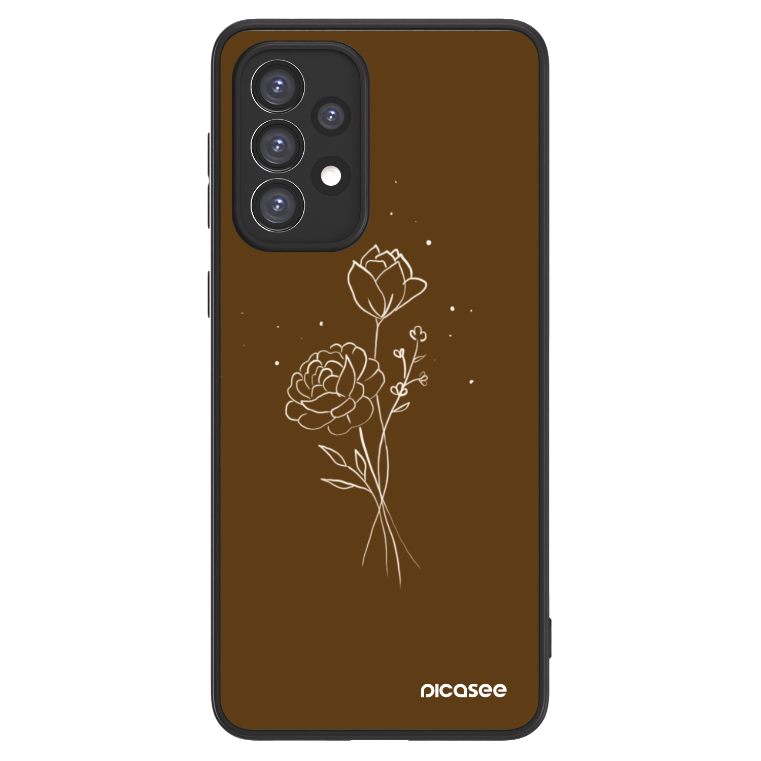 Picasee ULTIMATE CASE για Samsung Galaxy A33 5G A336 - Brown flowers