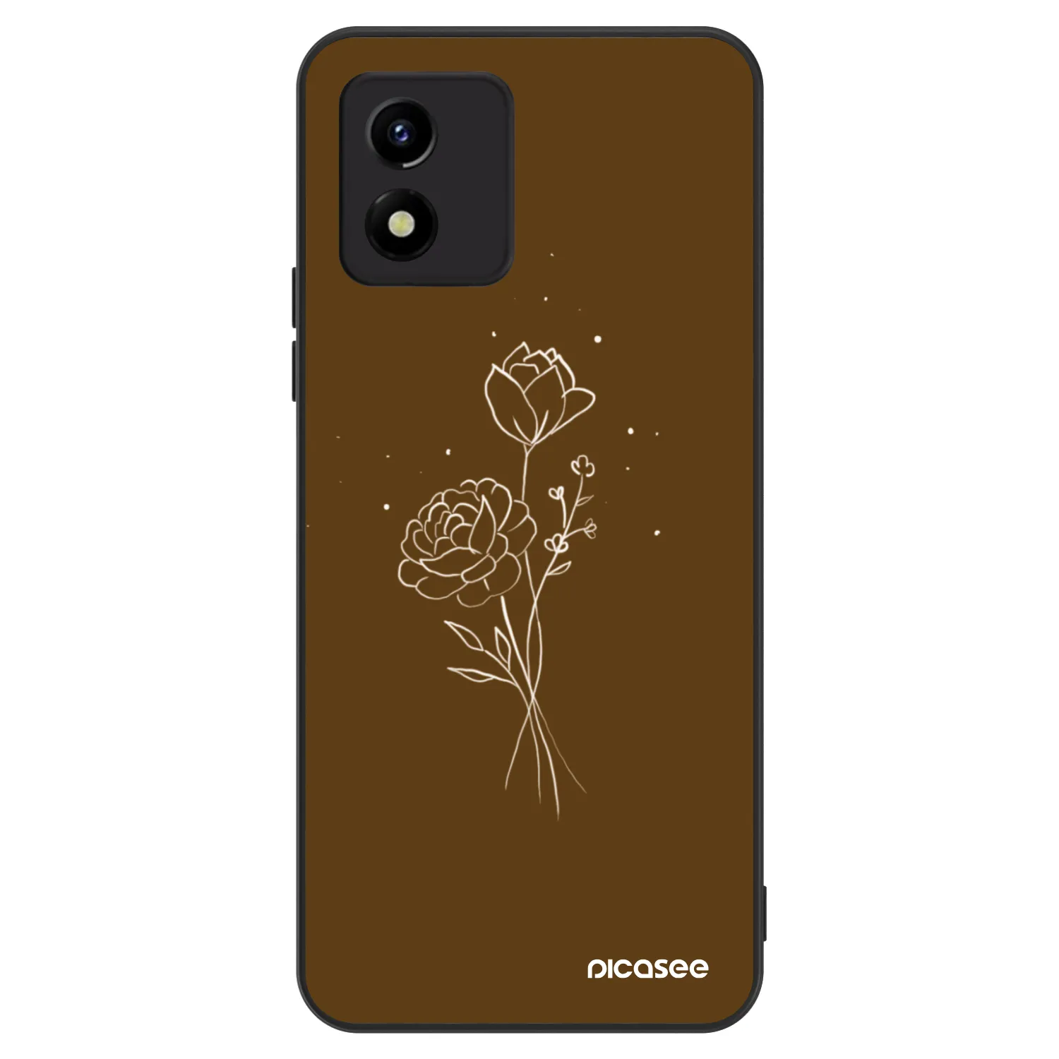 Picasee ULTIMATE CASE για Vivo Y01 - Brown flowers