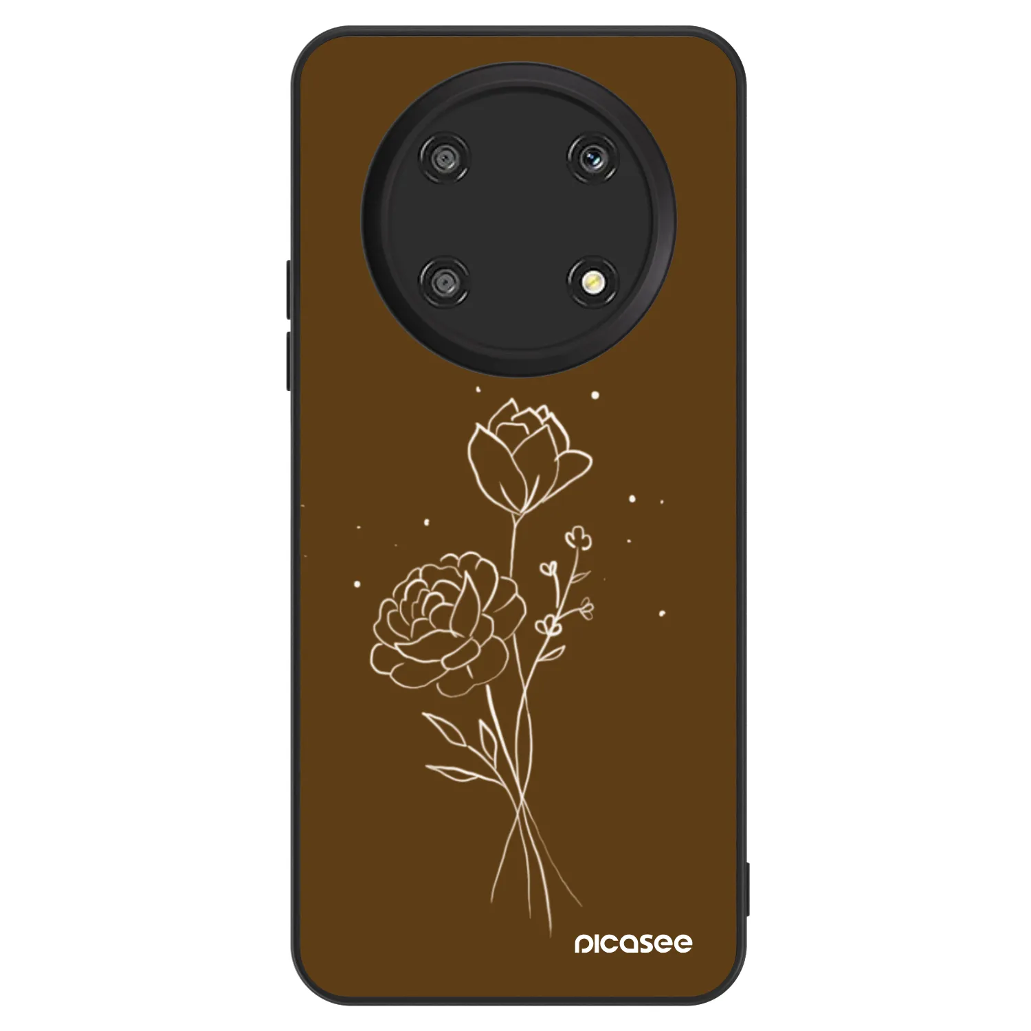 Picasee ULTIMATE CASE για Honor Magic4 Lite 5G - Brown flowers
