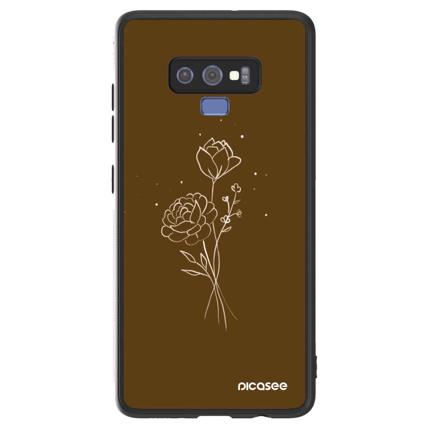 Picasee ULTIMATE CASE για Samsung Galaxy Note 9 N960F - Brown flowers