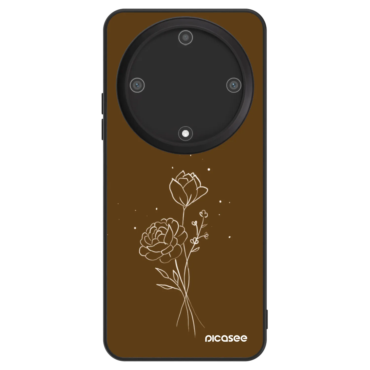 Picasee ULTIMATE CASE για Honor Magic5 Lite 5G - Brown flowers