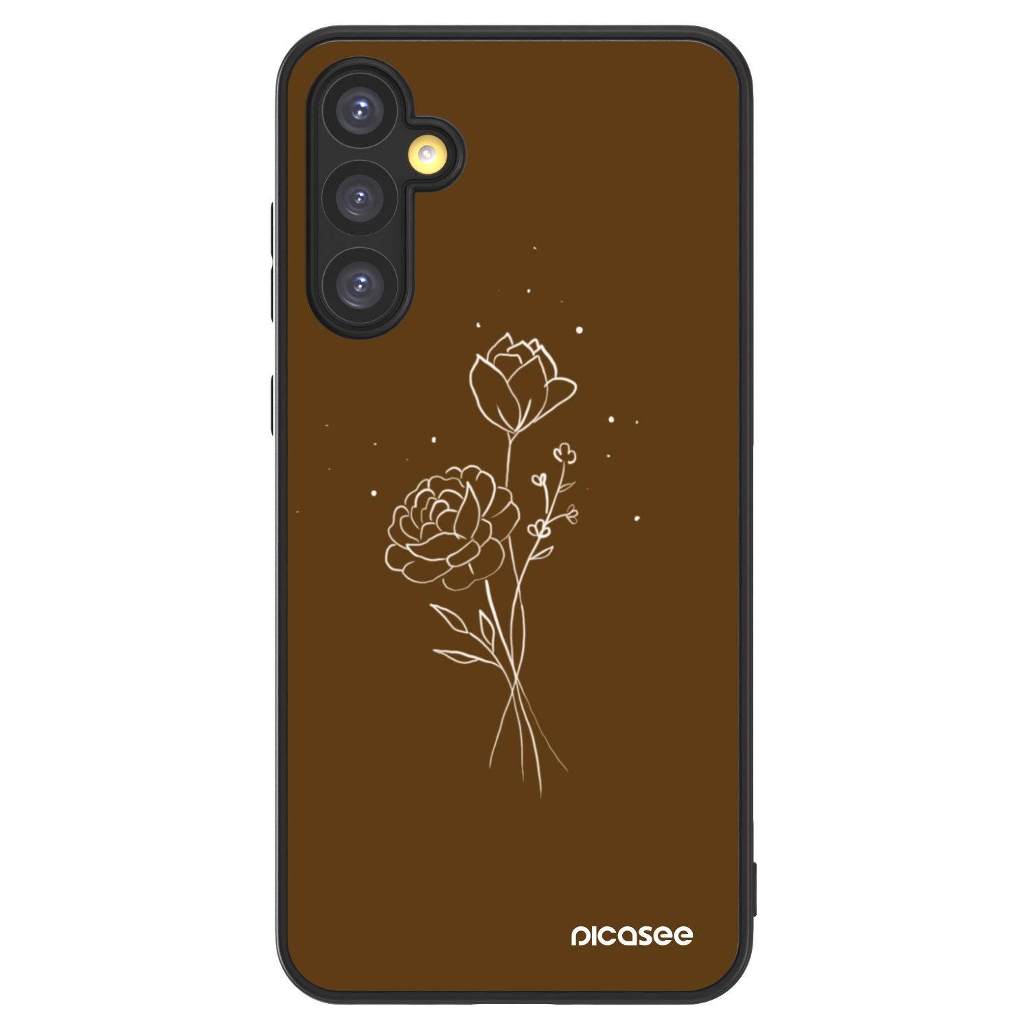 Picasee ULTIMATE CASE για Samsung Galaxy A34 5G A346B - Brown flowers