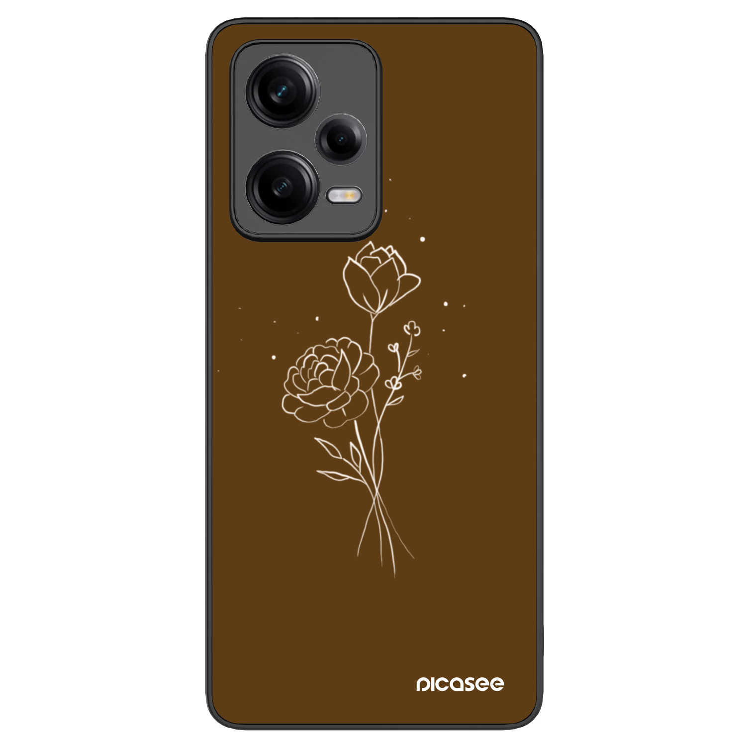 Picasee ULTIMATE CASE για Xiaomi Redmi Note 12 Pro+ 5G - Brown flowers