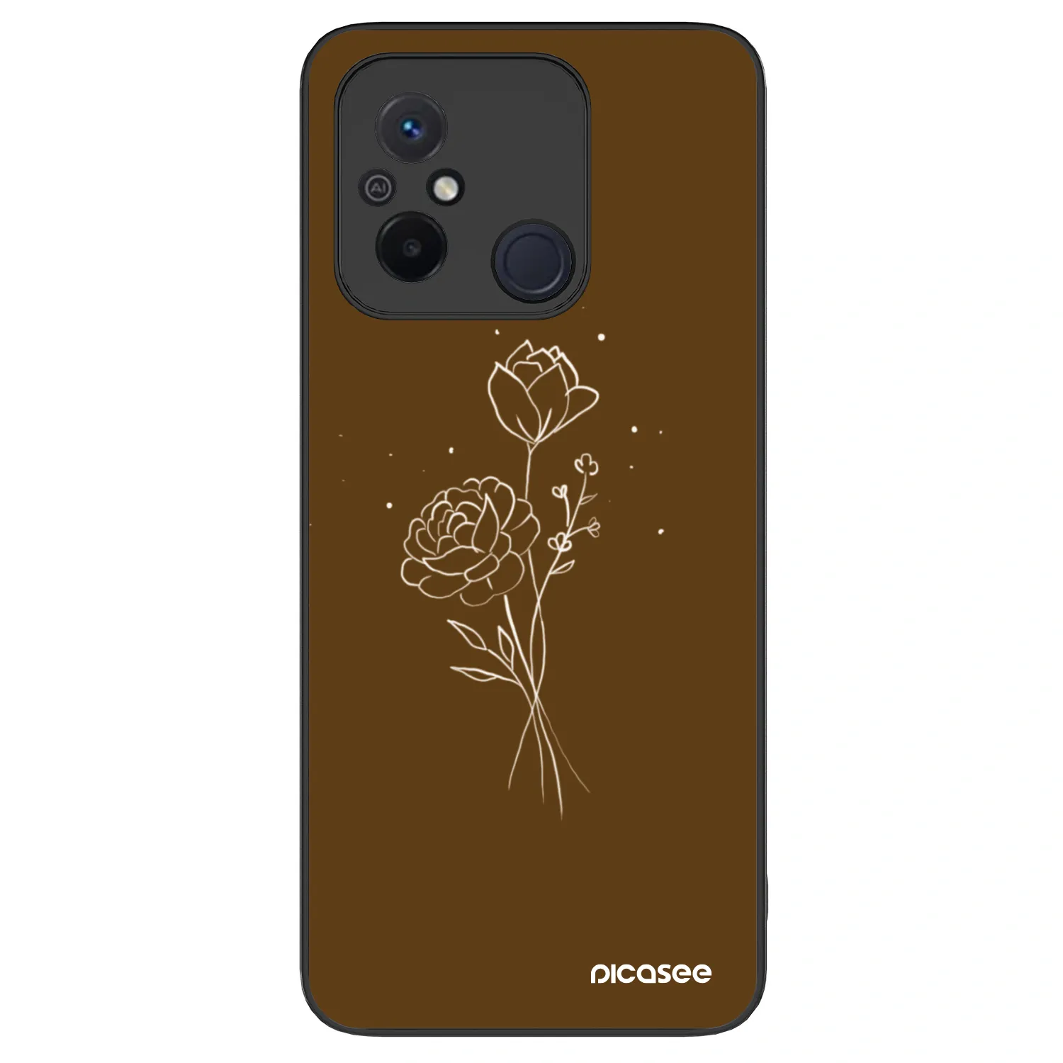 Picasee ULTIMATE CASE για Xiaomi Redmi 12C - Brown flowers