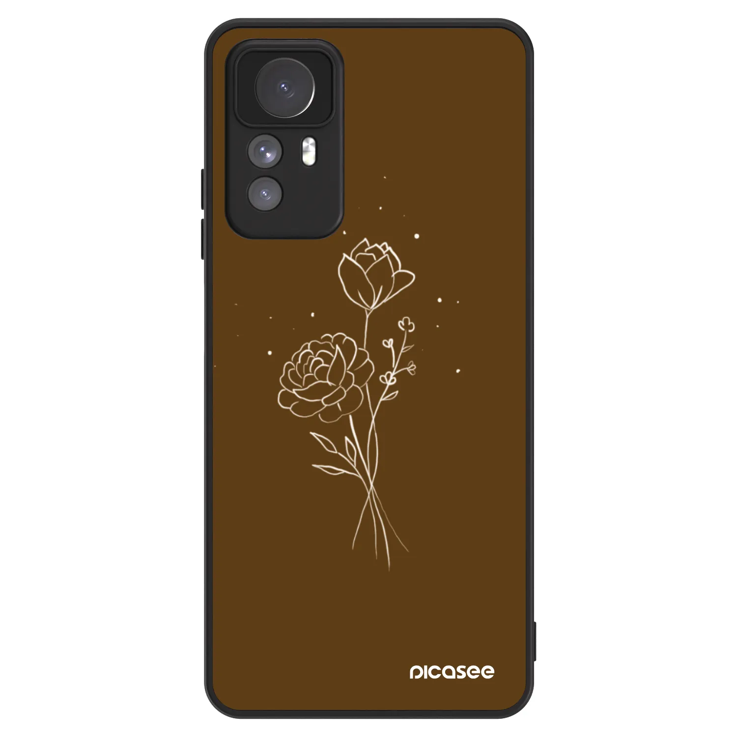 Picasee ULTIMATE CASE για Xiaomi Redmi Note 12S - Brown flowers