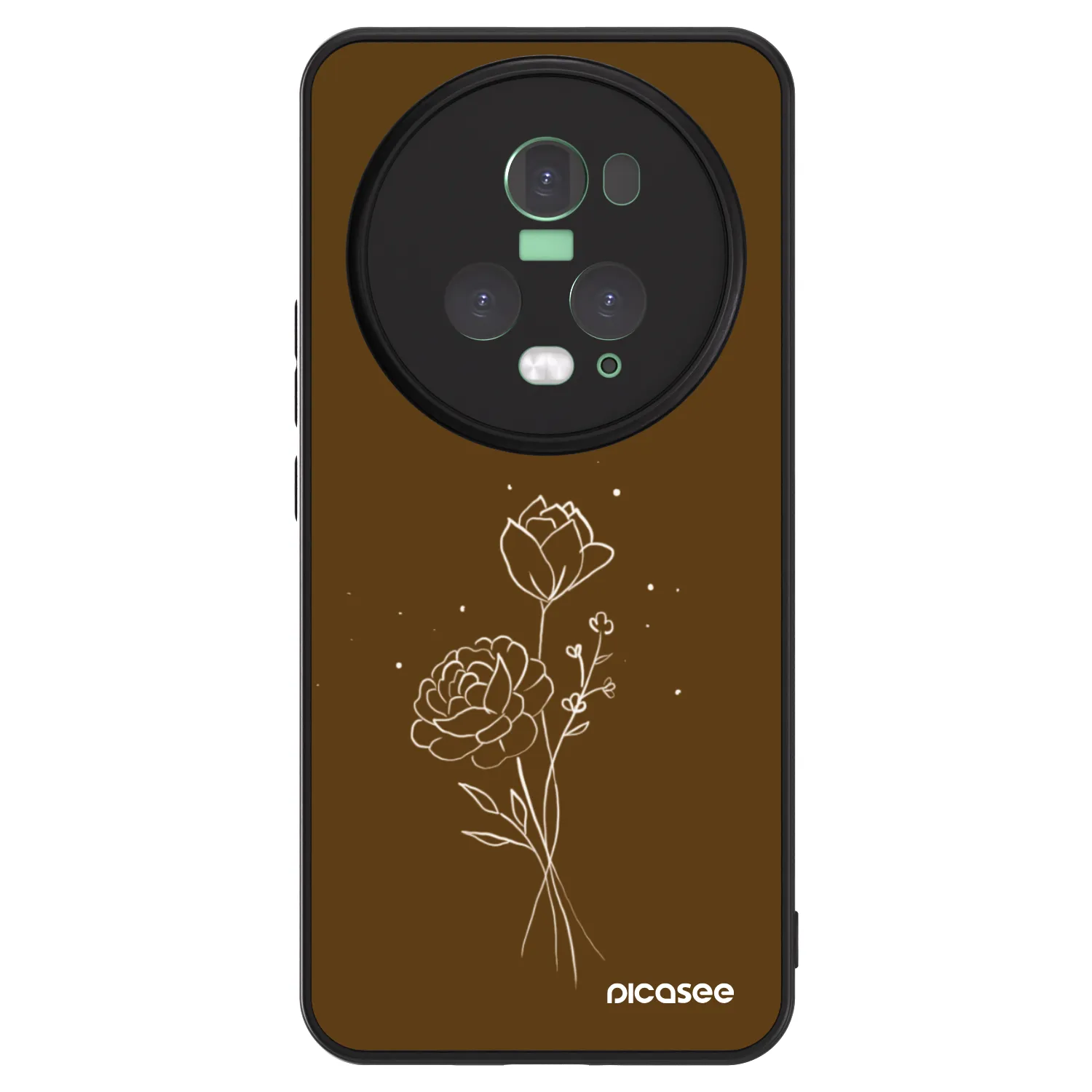 Picasee ULTIMATE CASE για Honor Magic5 Pro - Brown flowers