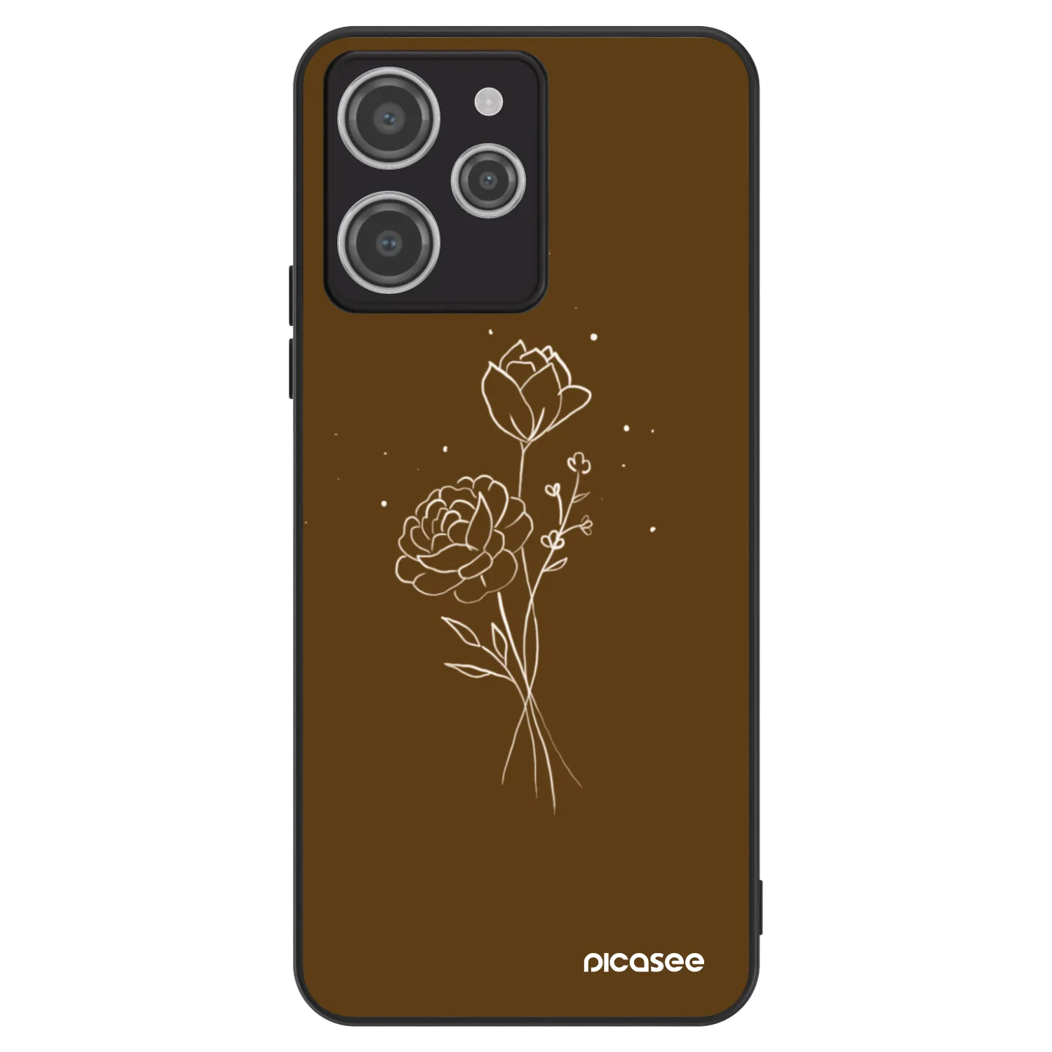 Picasee ULTIMATE CASE για Xiaomi Redmi 12 4G - Brown flowers