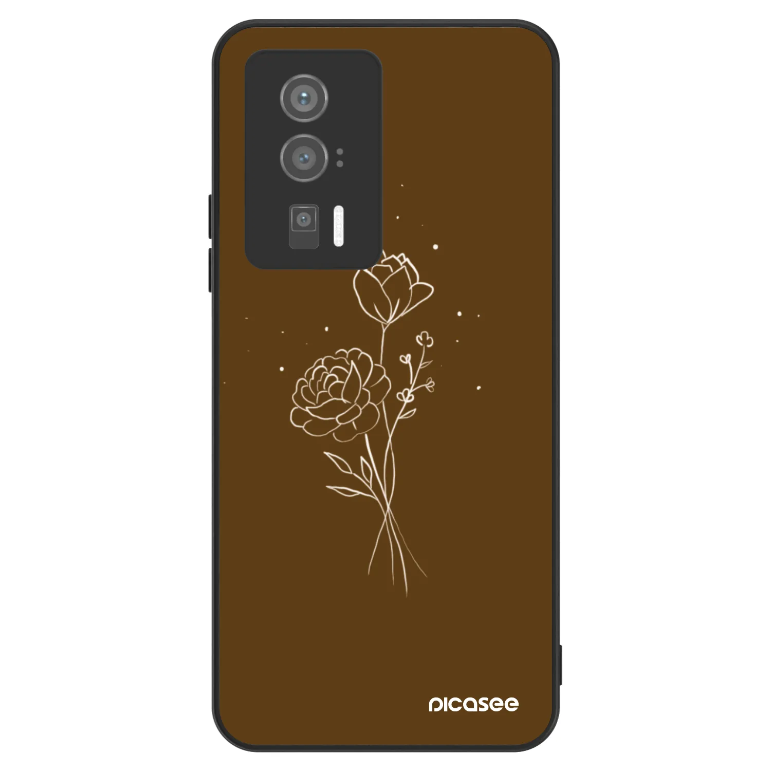 Picasee ULTIMATE CASE για Xiaomi Poco F5 Pro 5G - Brown flowers