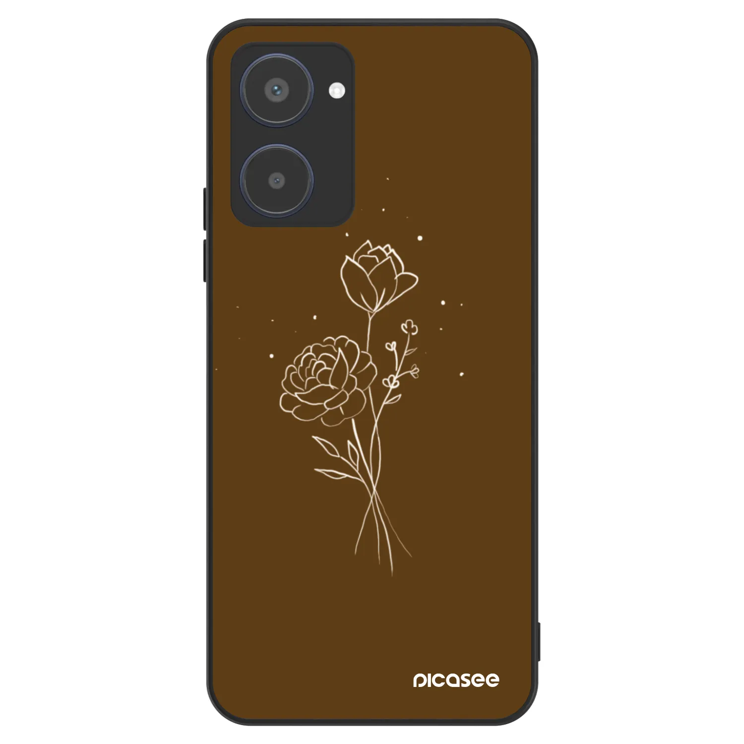 Picasee ULTIMATE CASE για Realme 10 4G - Brown flowers