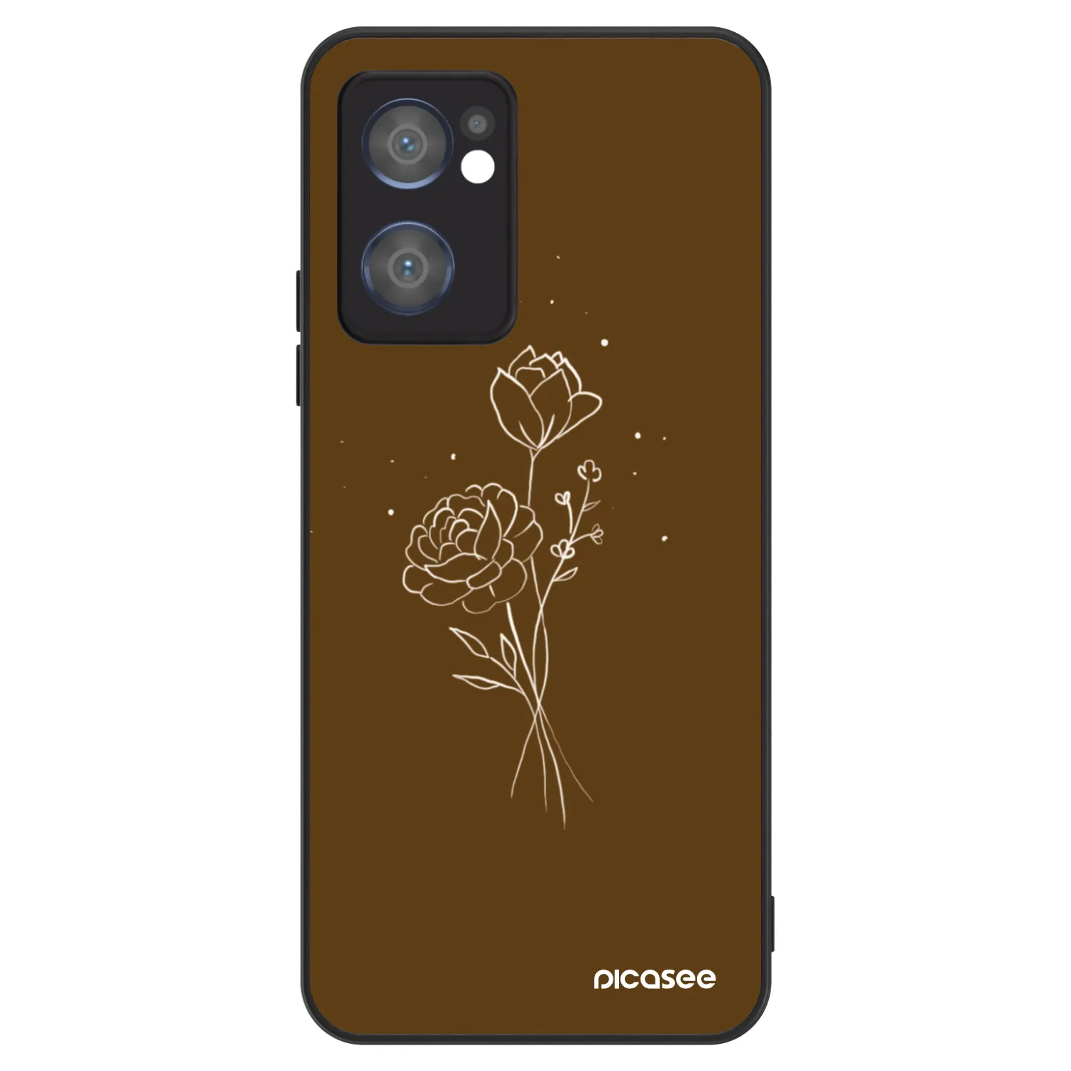 Picasee ULTIMATE CASE για OPPO Reno 7 5G - Brown flowers