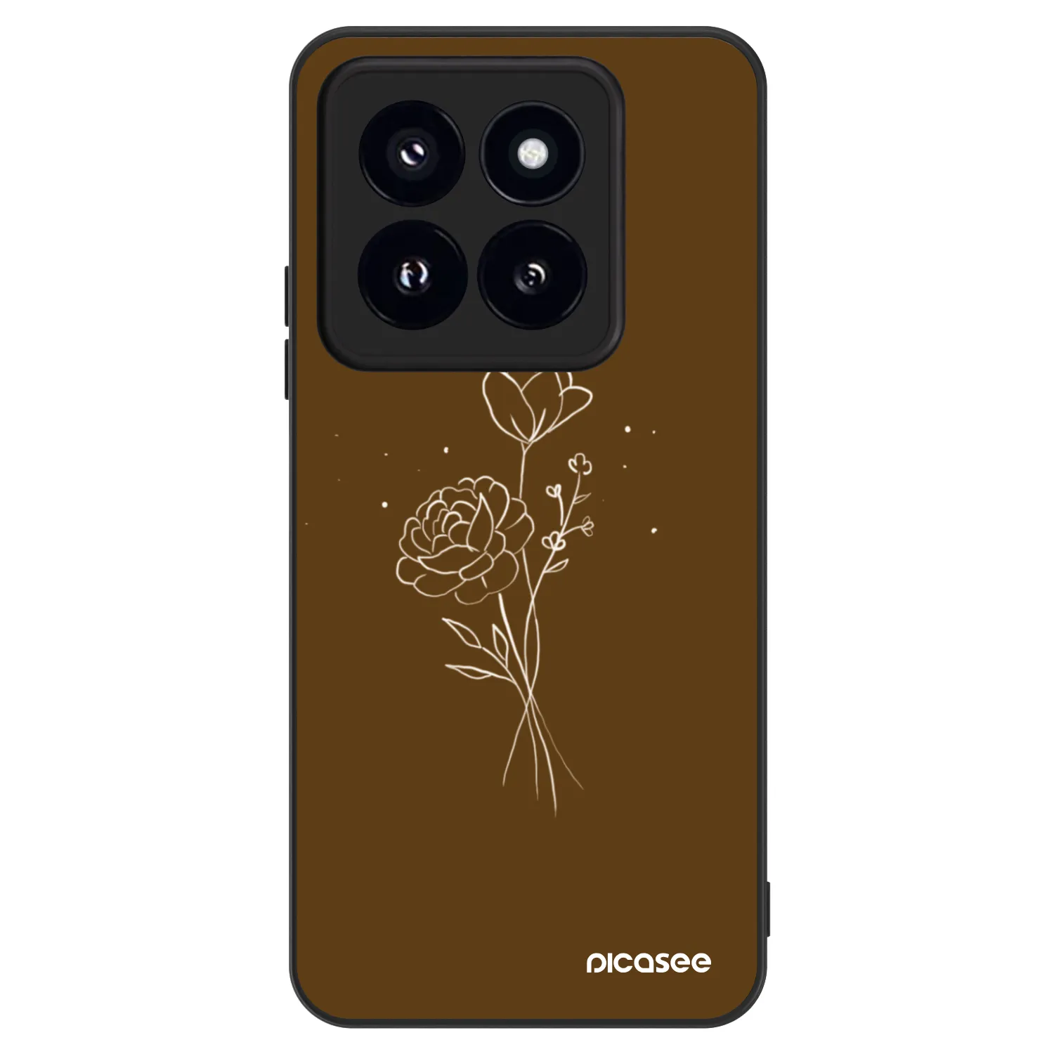 Picasee ULTIMATE CASE για Xiaomi 14 Pro - Brown flowers