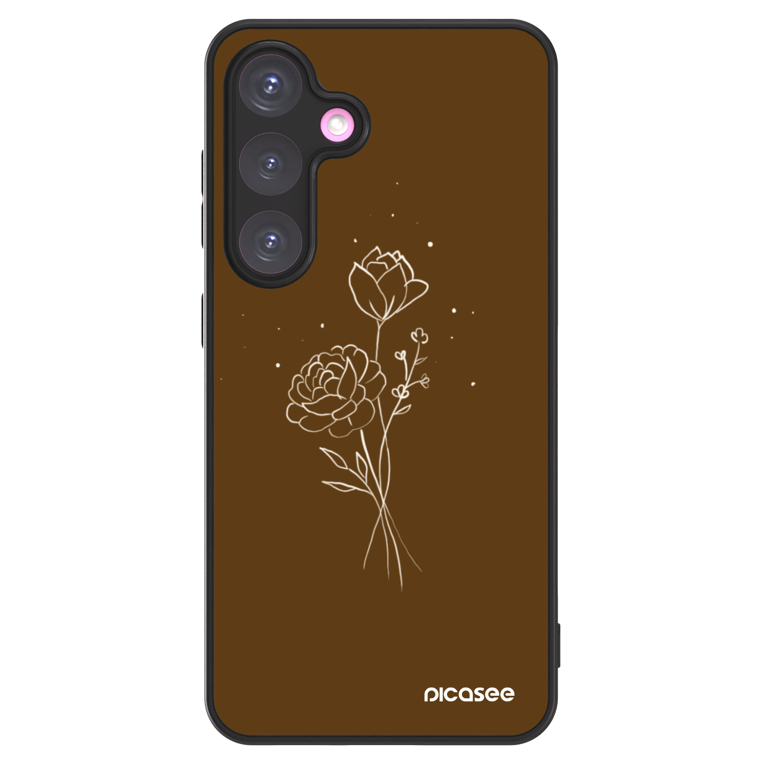 Picasee ULTIMATE CASE για Samsung Galaxy S24+ S926B 5G - Brown flowers