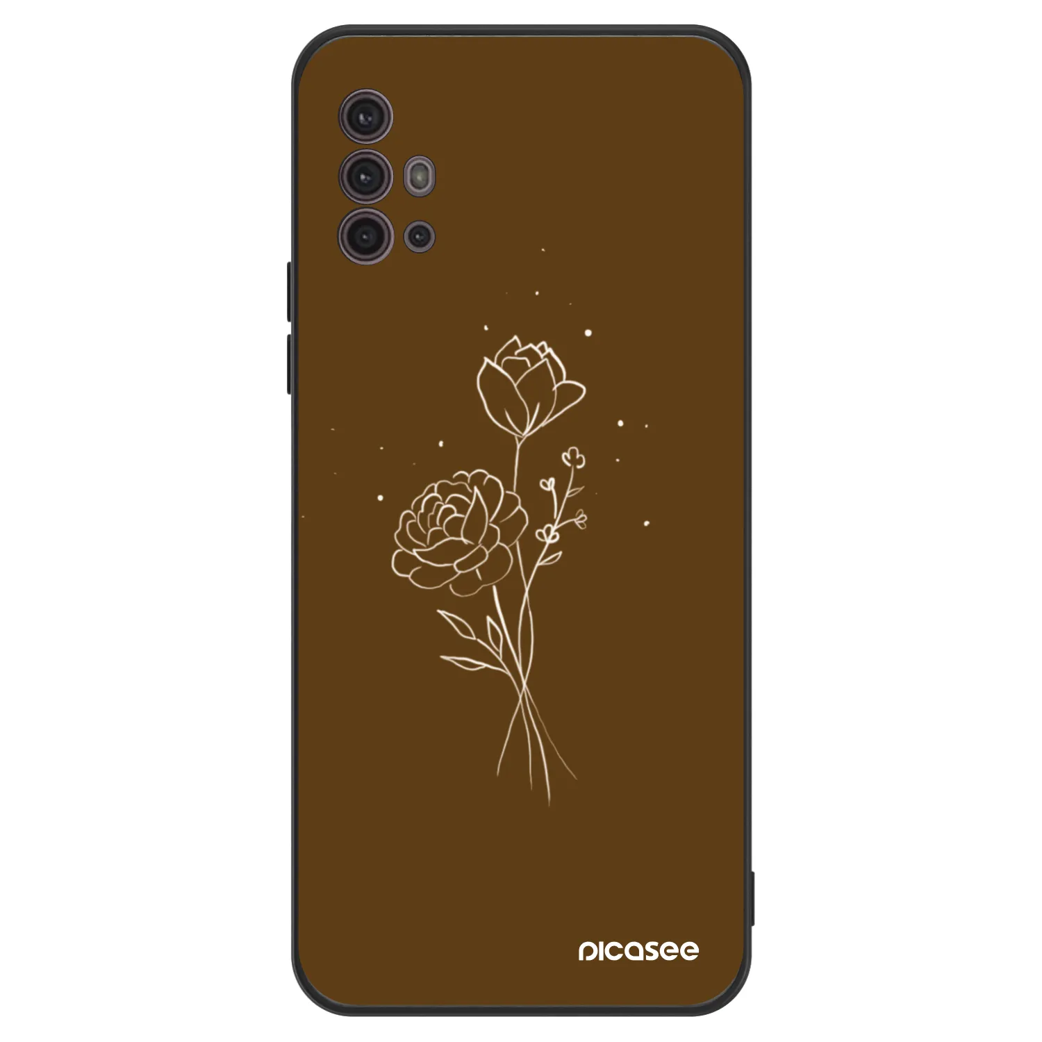 Picasee ULTIMATE CASE για Motorola Moto G30 - Brown flowers
