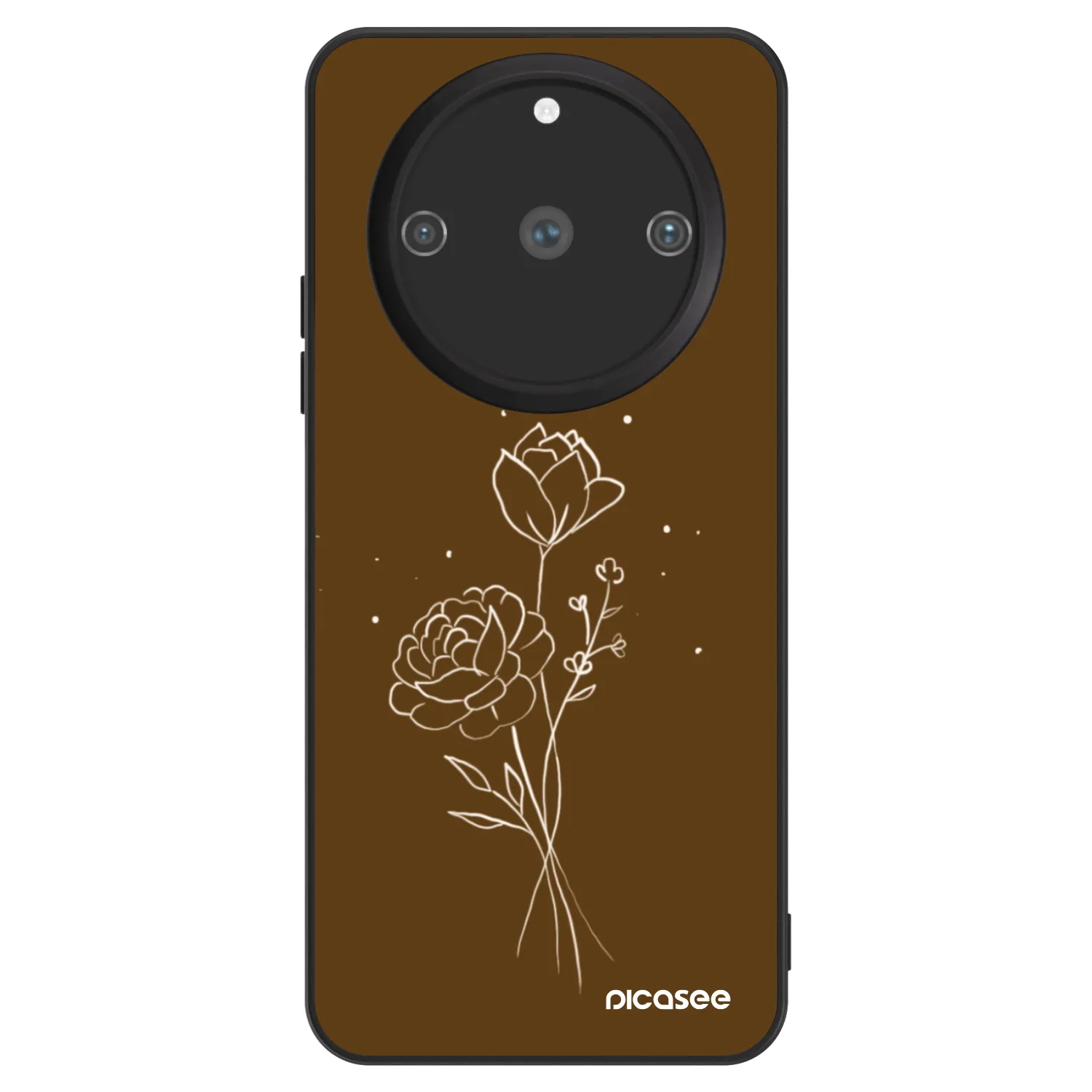 Picasee ULTIMATE CASE για Realme 11 Pro+ - Brown flowers