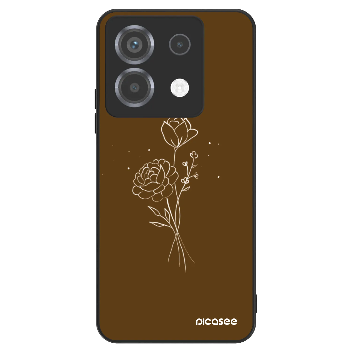 Picasee ULTIMATE CASE για Xiaomi Poco X6 - Brown flowers