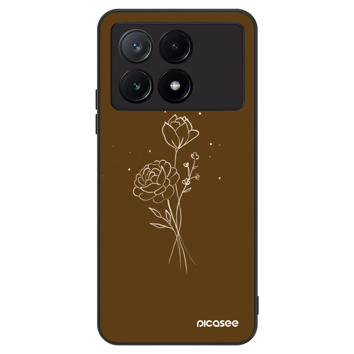 Picasee ULTIMATE CASE για Xiaomi Poco X6 Pro - Brown flowers