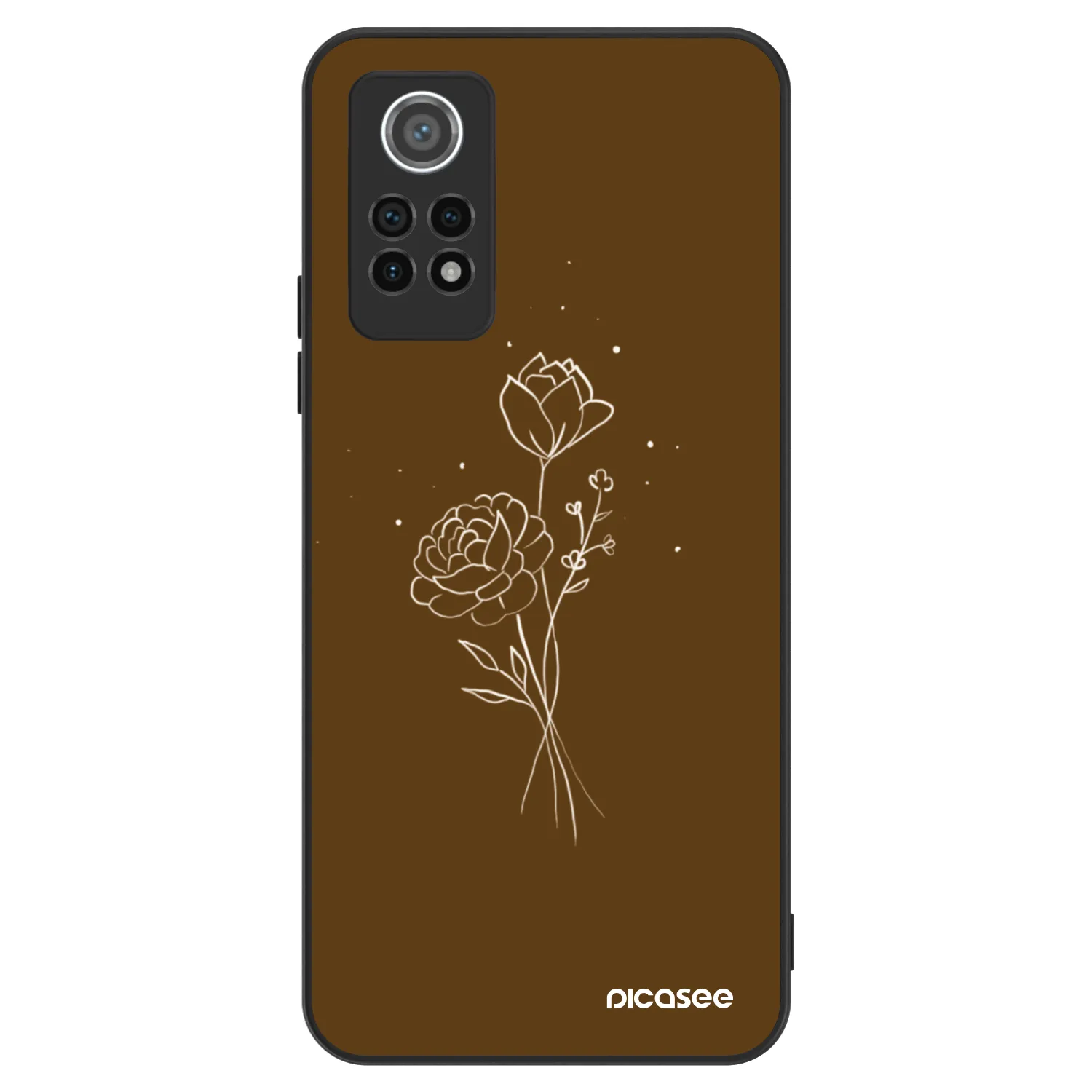 Picasee ULTIMATE CASE για Xiaomi Redmi Note 12 Pro 4G - Brown flowers