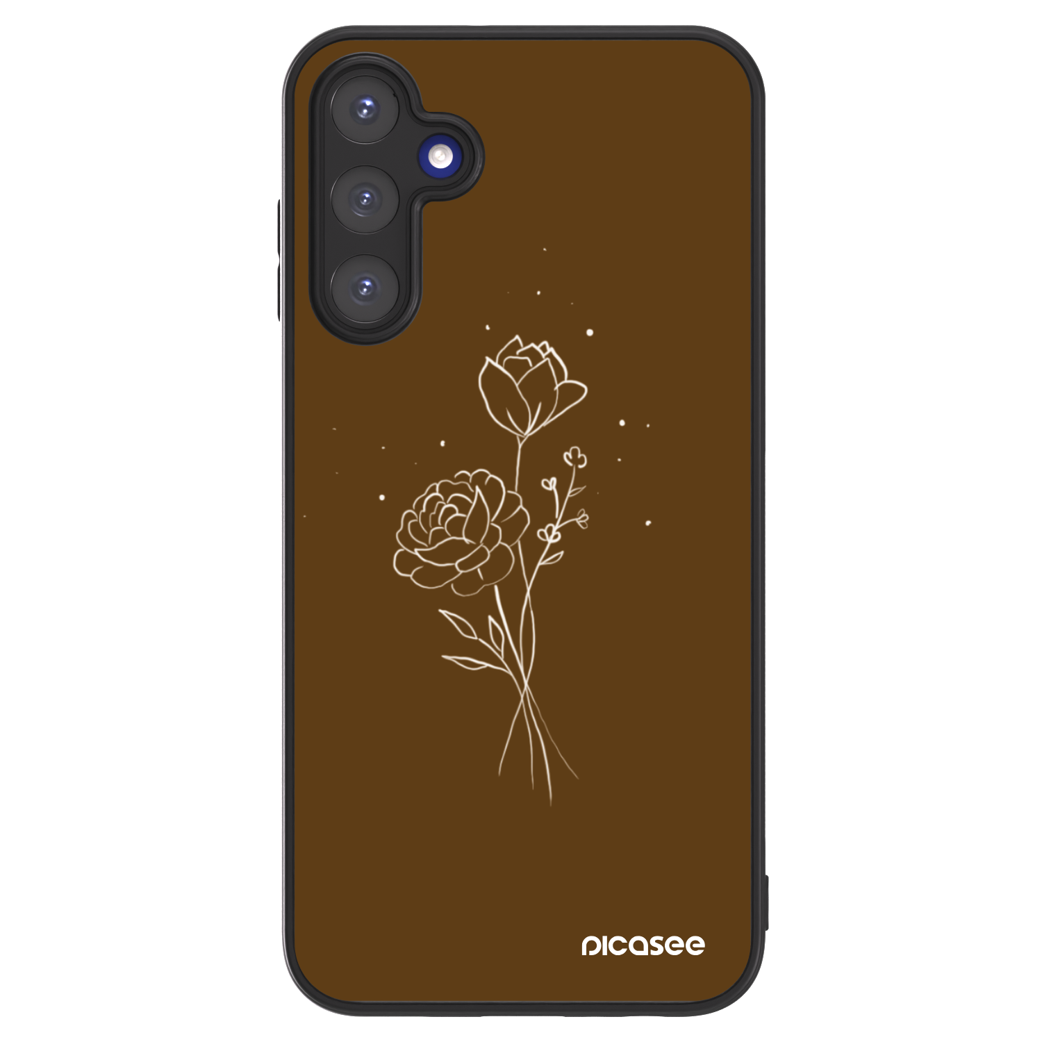 Picasee ULTIMATE CASE για Samsung Galaxy A15 A155F 4G - Brown flowers