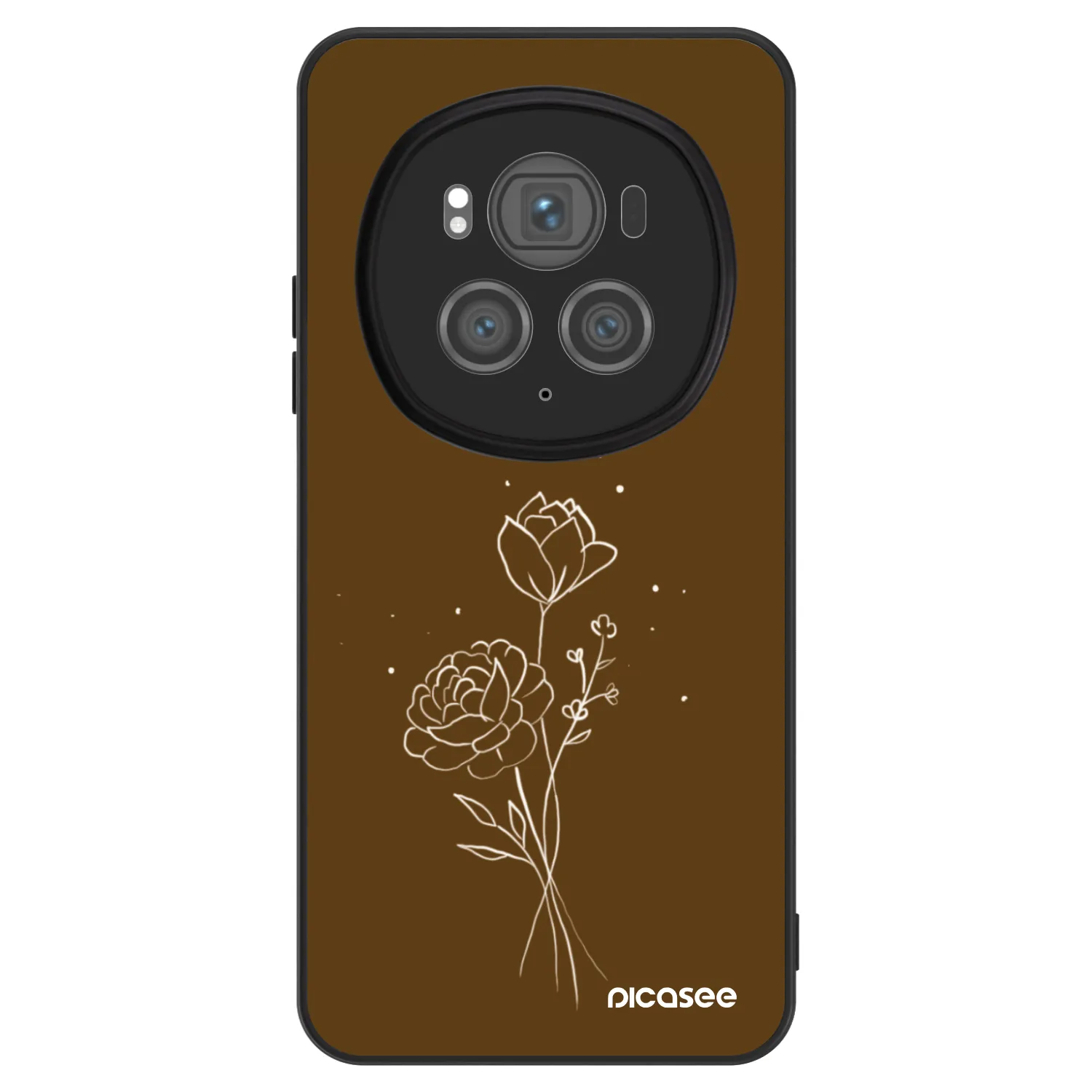 Picasee ULTIMATE CASE για Honor Magic6 Pro - Brown flowers