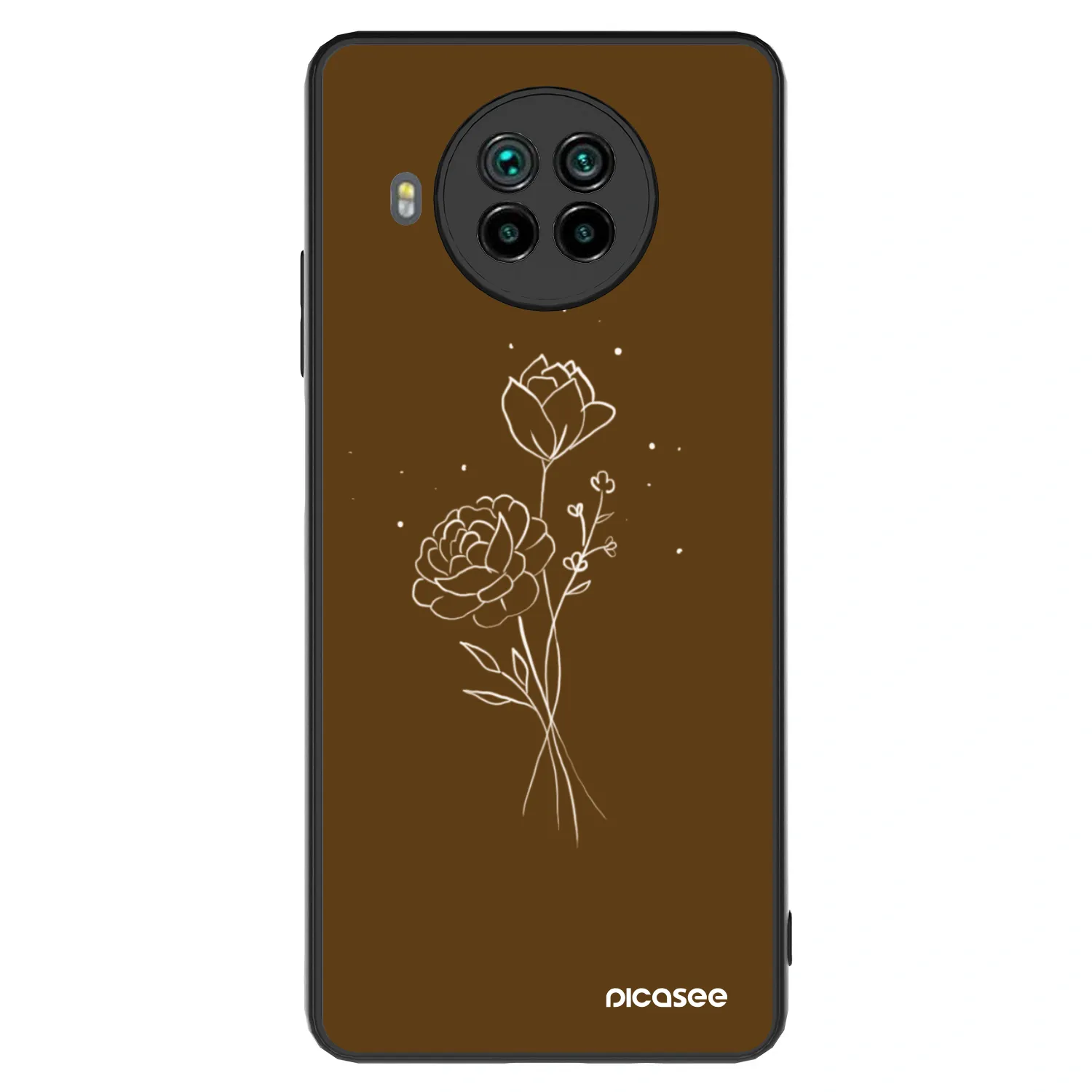 Picasee ULTIMATE CASE για Xiaomi Mi 10T Lite - Brown flowers
