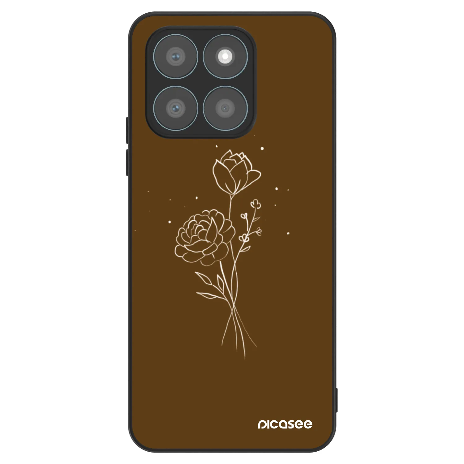 Picasee ULTIMATE CASE για Honor X8b - Brown flowers