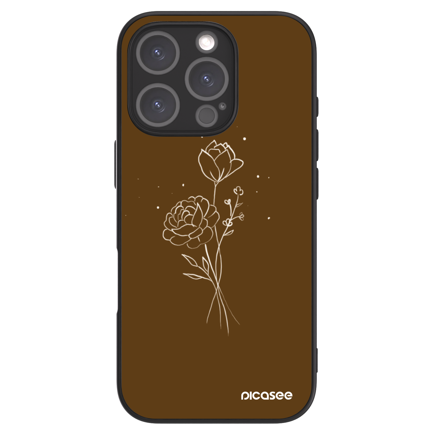 Picasee ULTIMATE CASE για Apple iPhone 16 Pro - Brown flowers