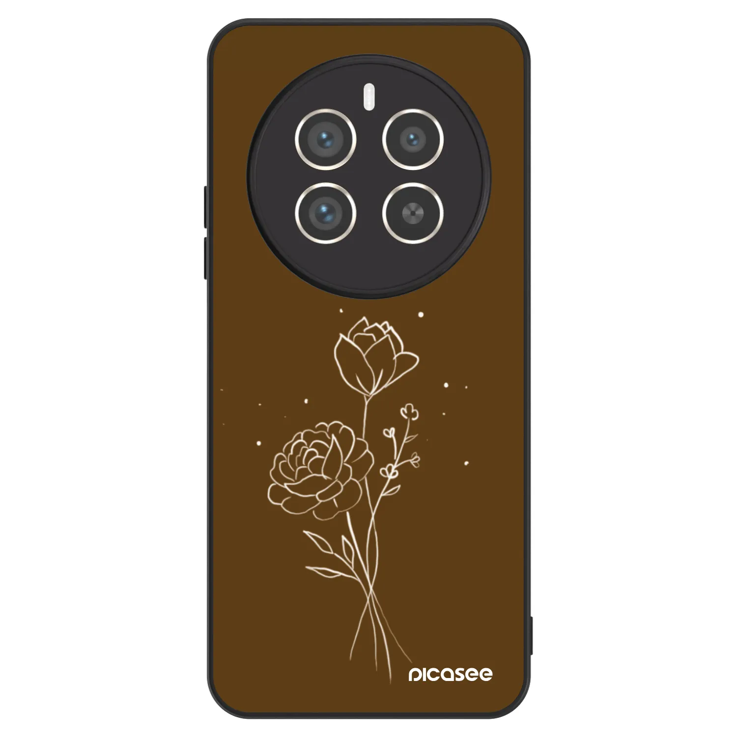 Picasee ULTIMATE CASE για Realme 12 Pro 5G - Brown flowers