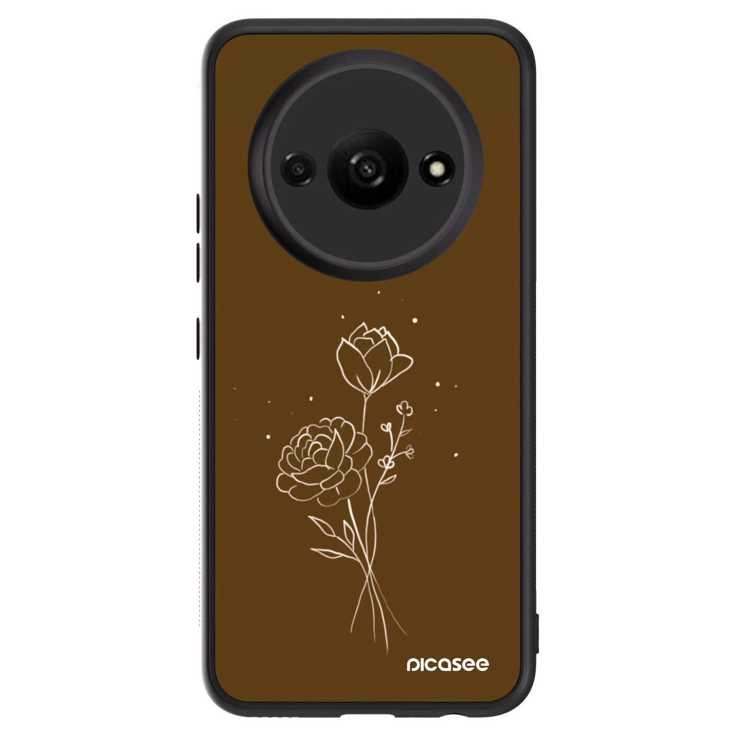 Picasee ULTIMATE CASE για Xiaomi Redmi A3 - Brown flowers