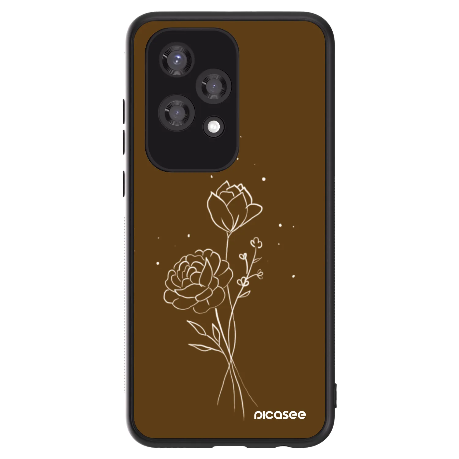 Picasee ULTIMATE CASE για Honor 200 Lite - Brown flowers