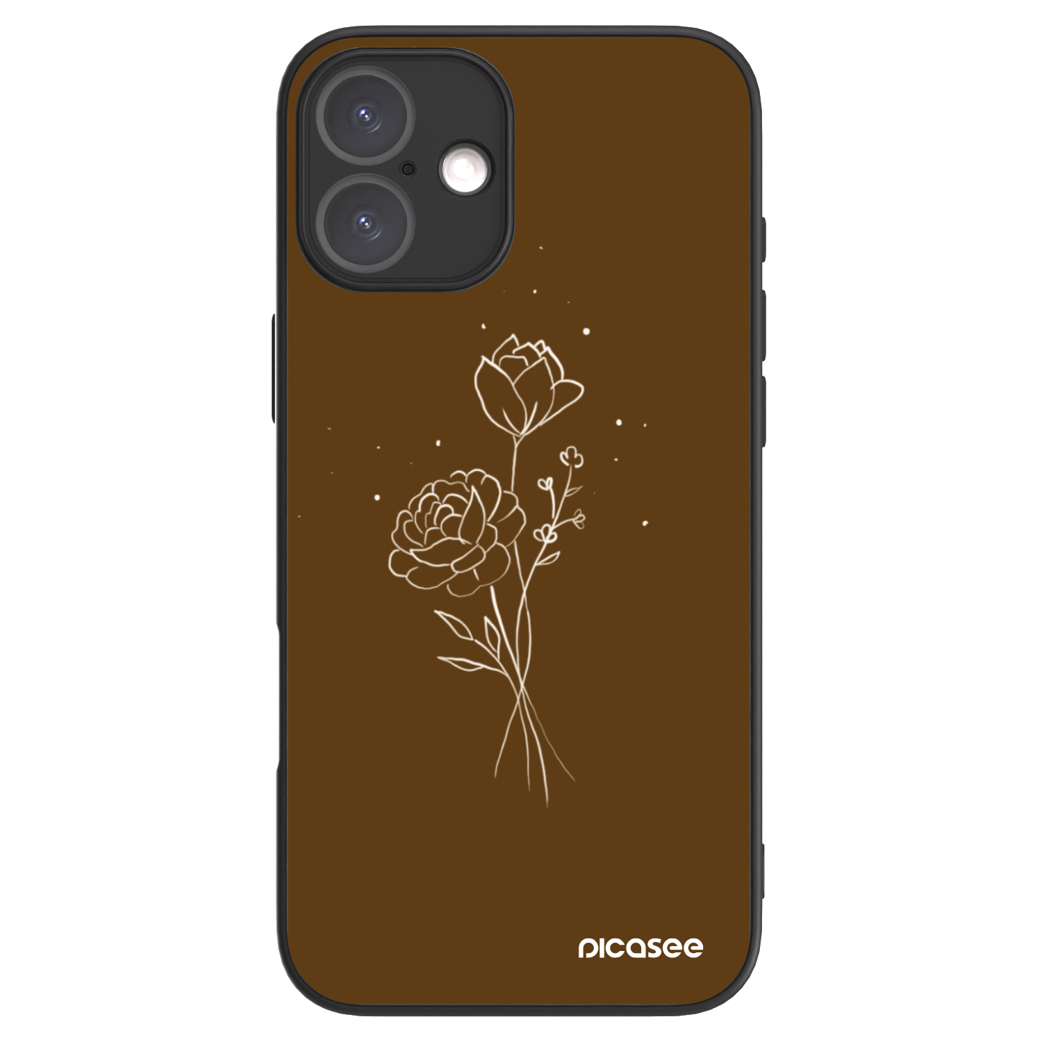 Picasee ULTIMATE CASE για Apple iPhone 16 Plus - Brown flowers