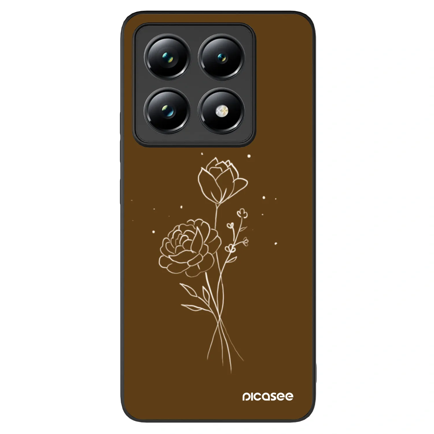 Picasee ULTIMATE CASE για Xiaomi 14T Pro - Brown flowers