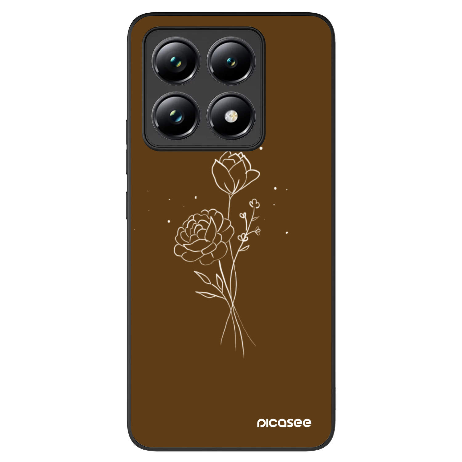 Picasee ULTIMATE CASE για Xiaomi 14T - Brown flowers