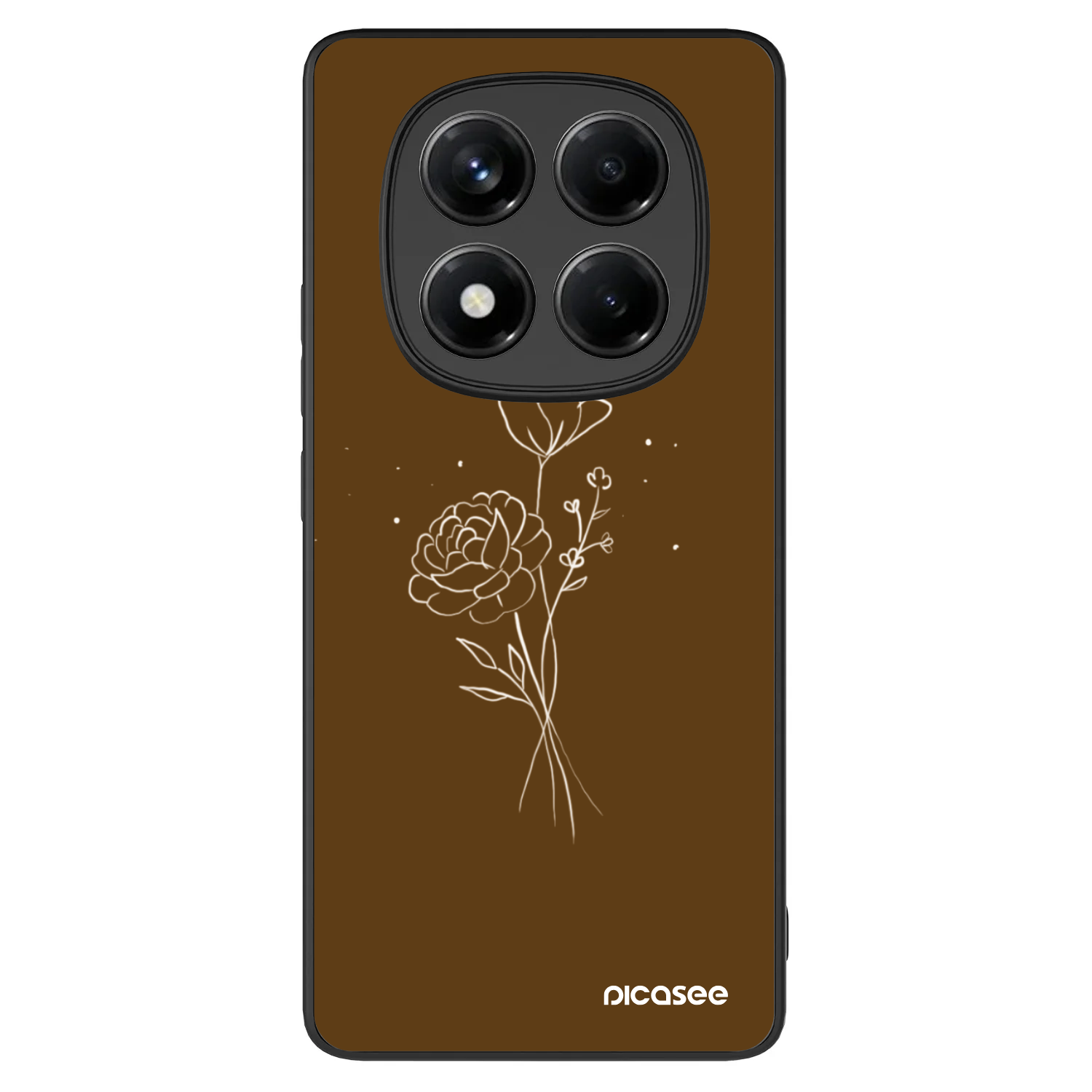 Picasee ULTIMATE CASE για Xiaomi Redmi Note 14 Pro+ 5G - Brown flowers