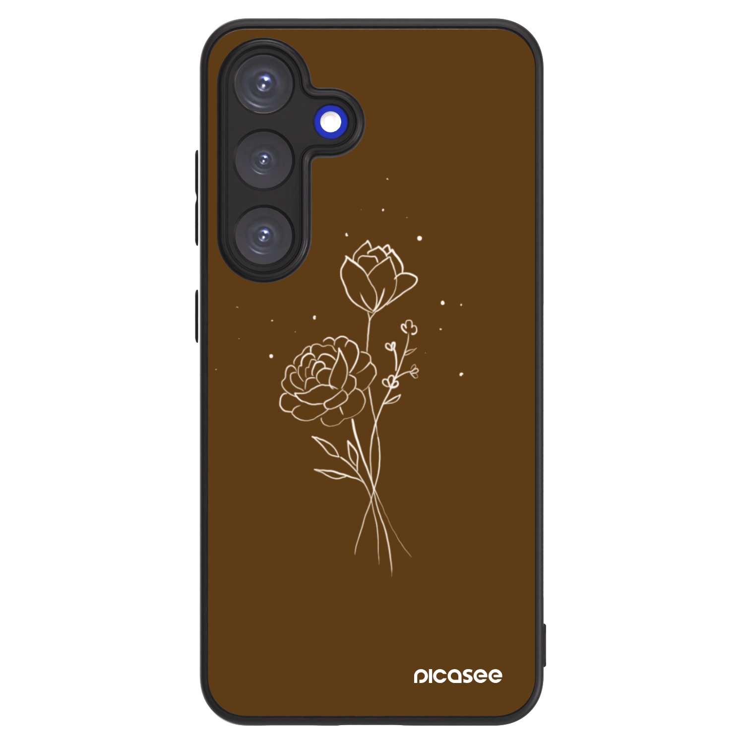 Picasee ULTIMATE CASE για Samsung Galaxy S25 5G - Brown flowers