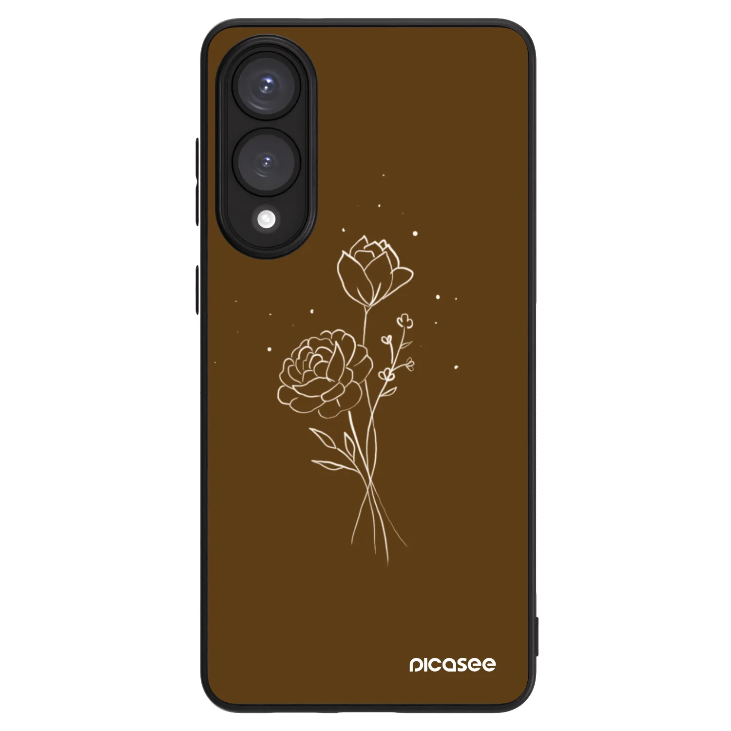 Picasee ULTIMATE CASE PowerShare για Samsung Galaxy S25 Edge 5G - Brown flowers