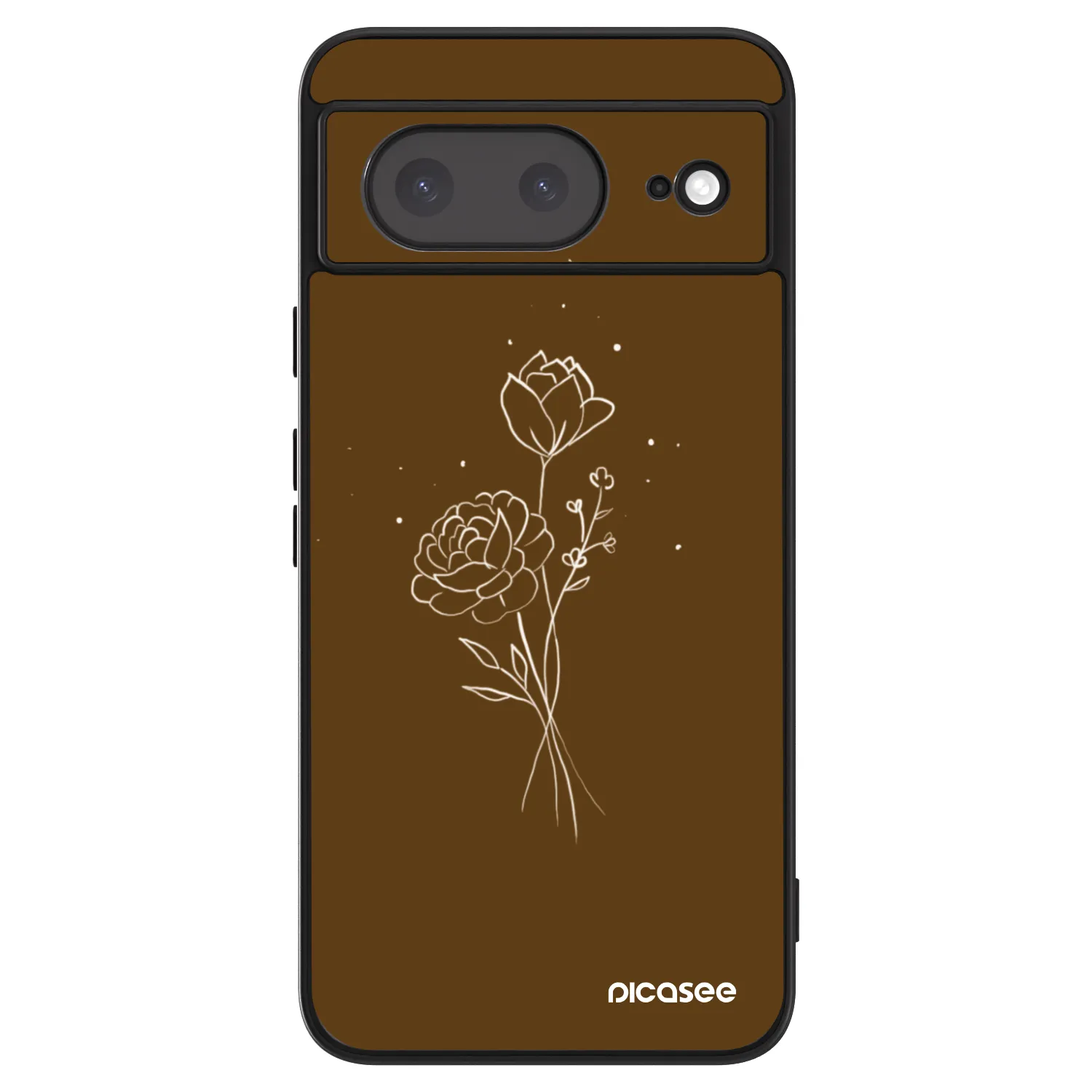 Picasee ULTIMATE CASE για Google Pixel 8a - Brown flowers