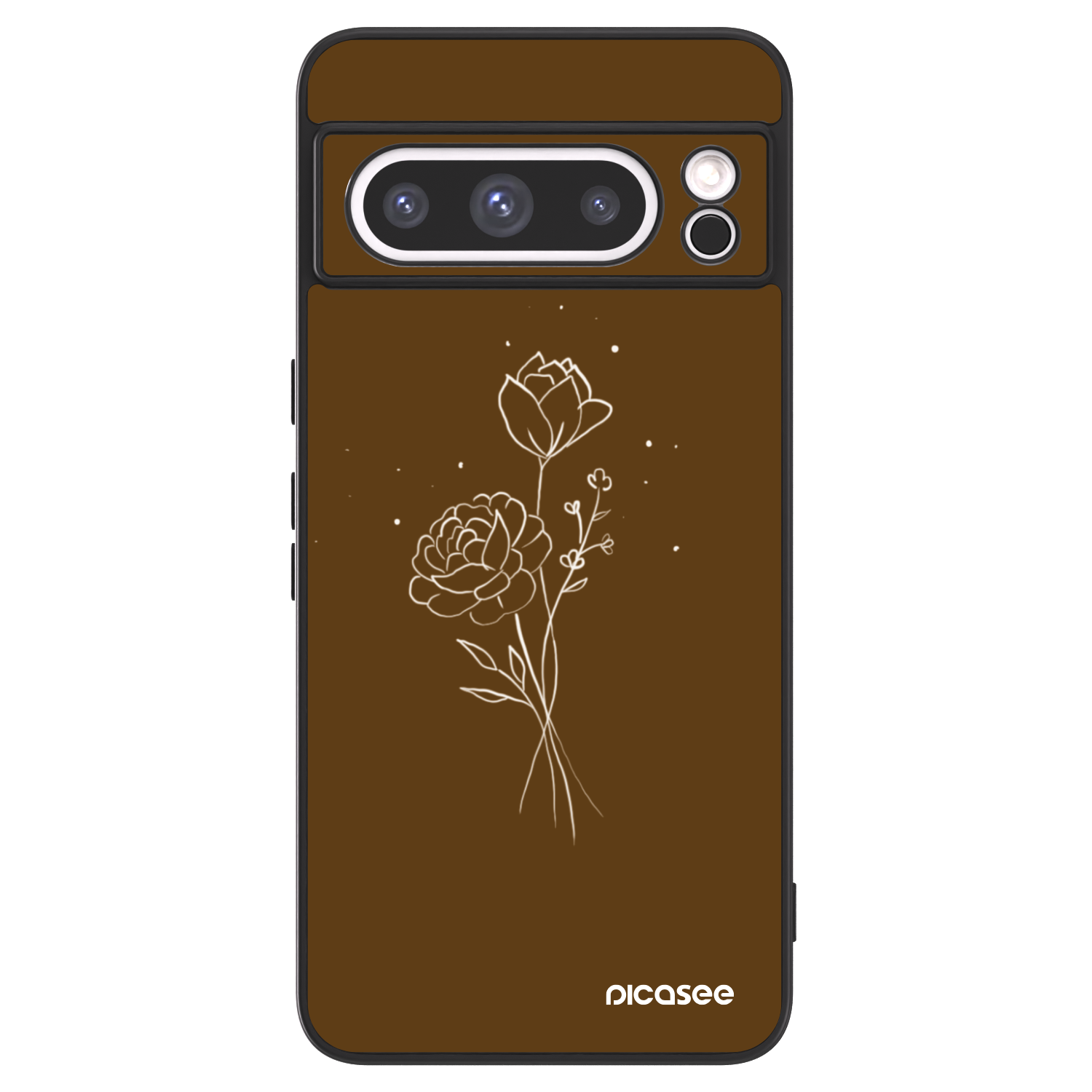 Picasee ULTIMATE CASE για Google Pixel 8 Pro - Brown flowers