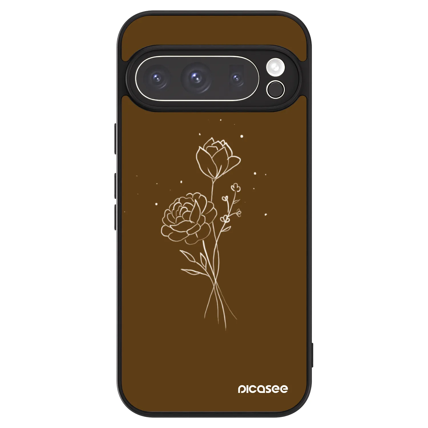 Picasee ULTIMATE CASE για Google Pixel 9 Pro - Brown flowers