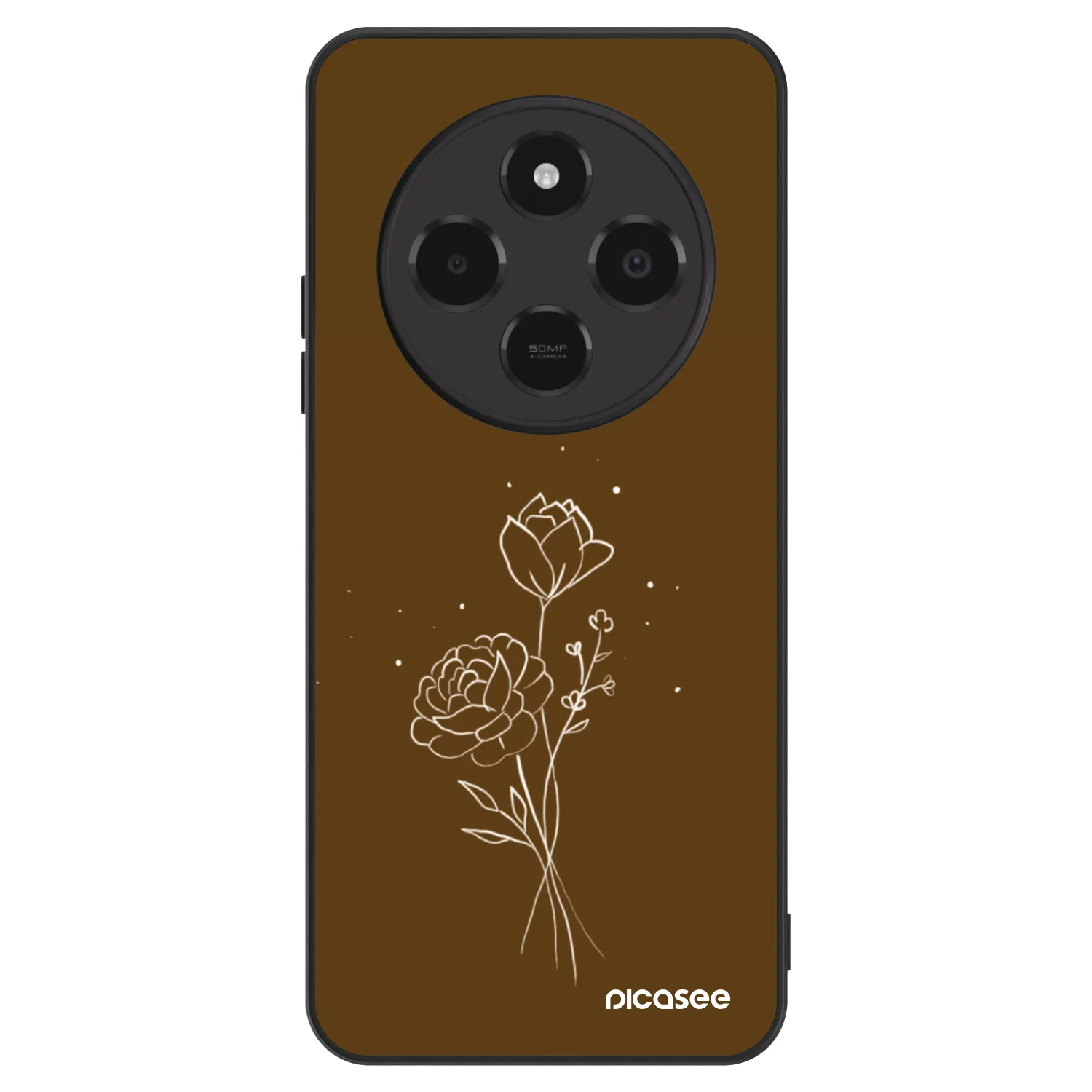 Picasee ULTIMATE CASE για Xiaomi Poco C75 - Brown flowers
